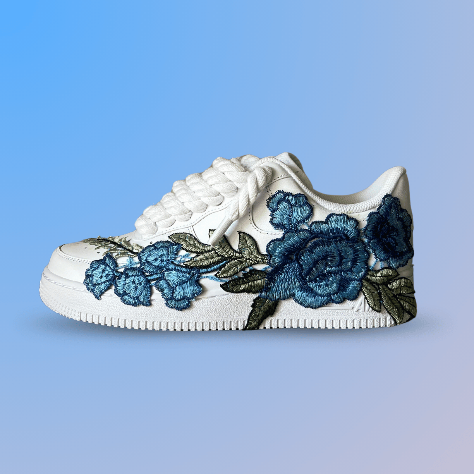 Nike Air Force 1 '07 Chunky Rope Lace Blue Rose