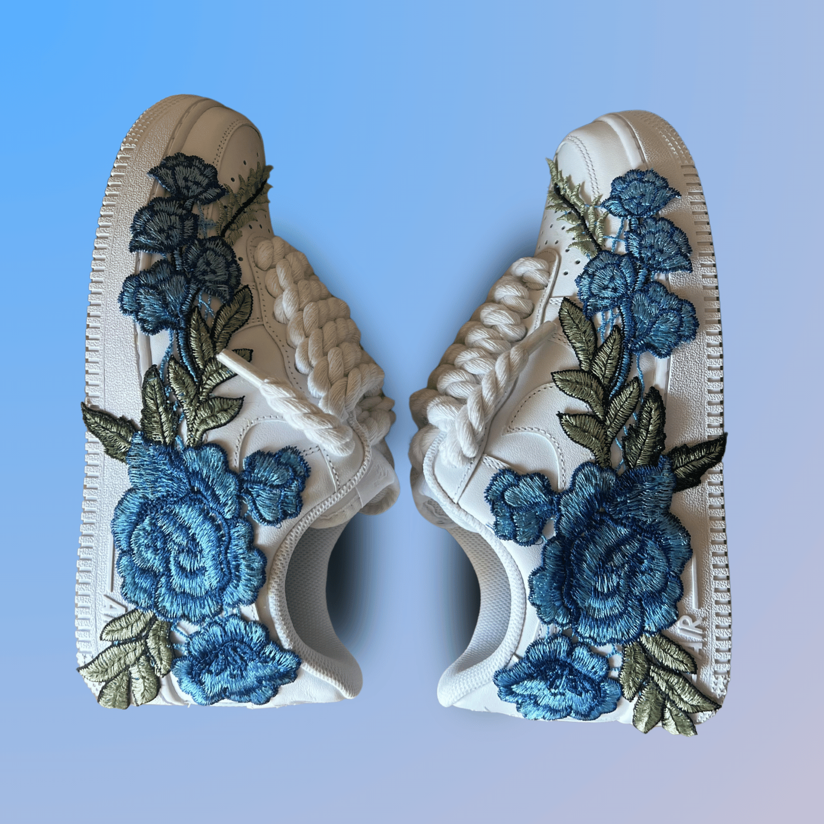 Nike Air Force 1 '07 Chunky Rope Lace Blue Rose
