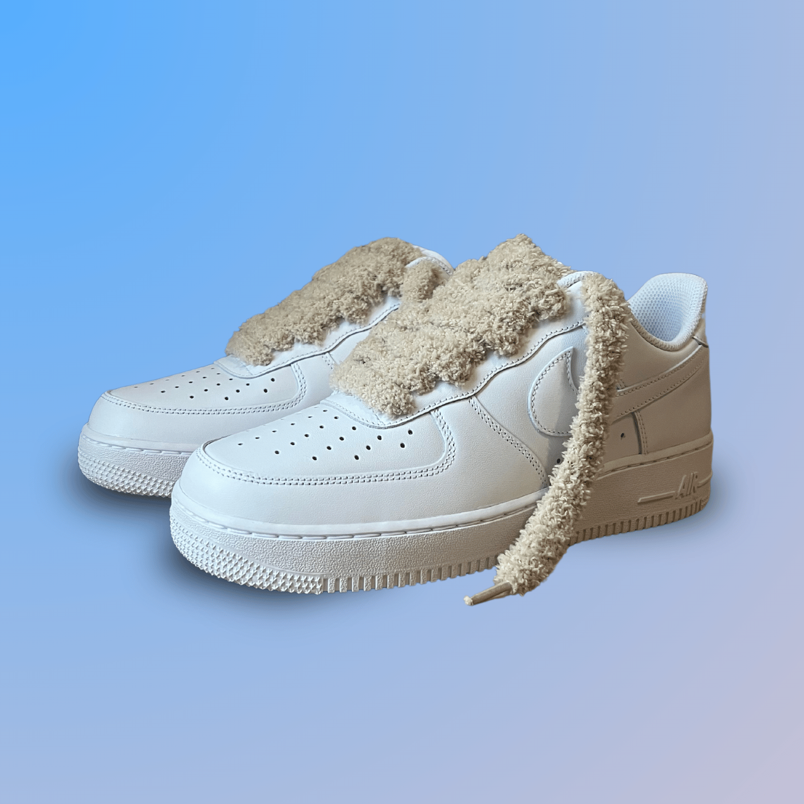 Nike Air Force 1 '07 Fluffy Lace Coral
