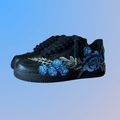Nike Air Force 1 '07 Black Chunky Rope Lace Blue Rose (új)