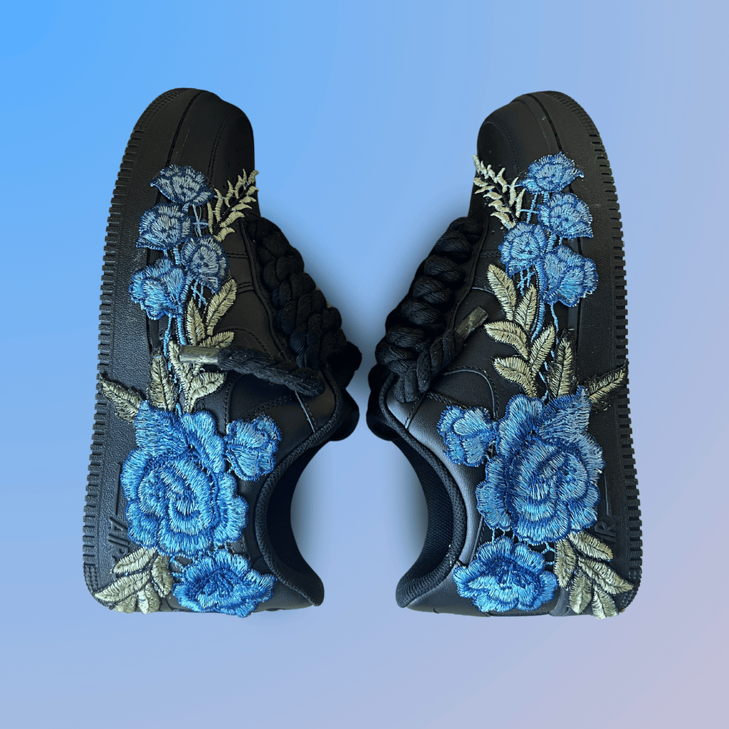 Nike Air Force 1 '07 Black Chunky Rope Lace Rose (új)