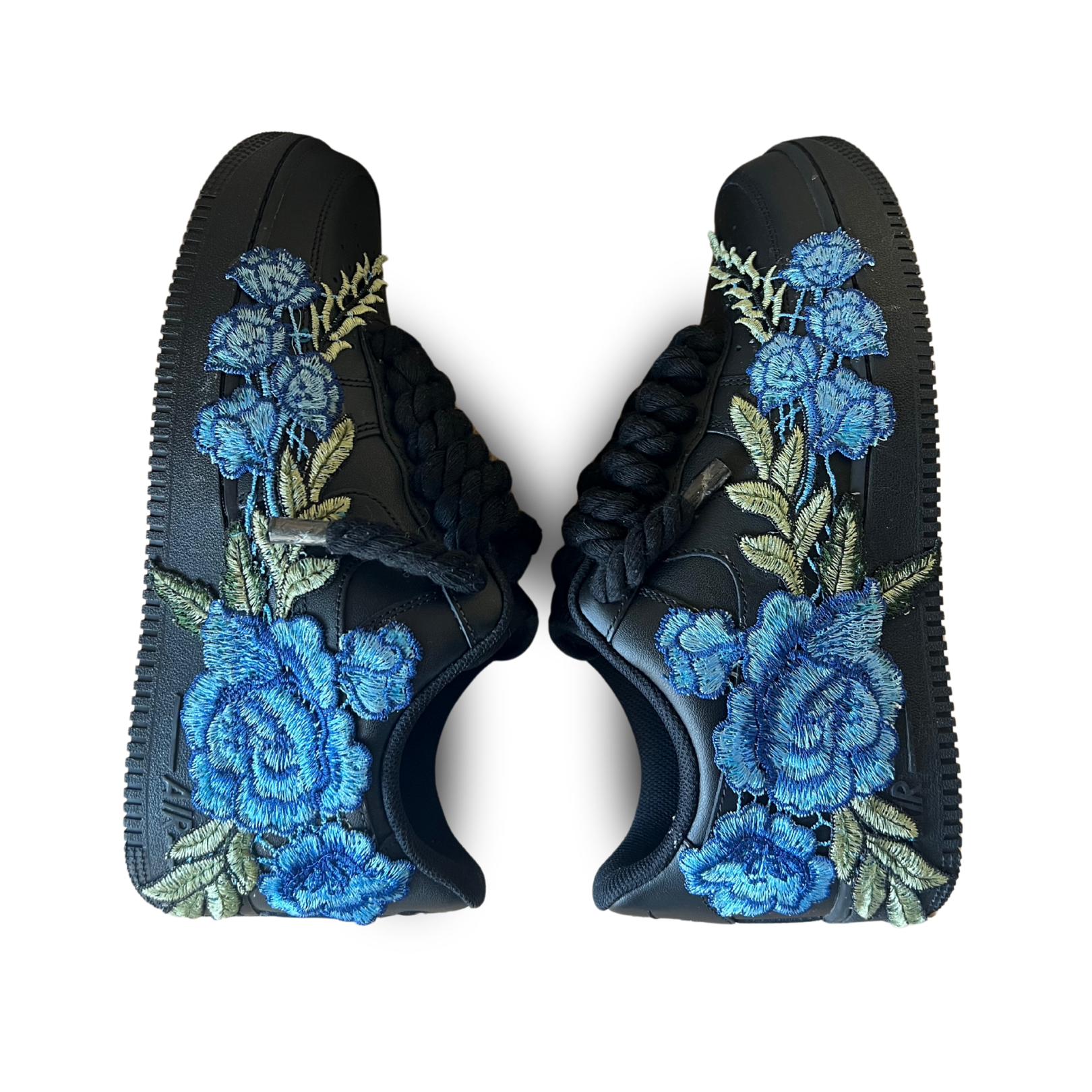 Nike Air Force 1 '07 Black Chunky Rope Lace Rose (új)