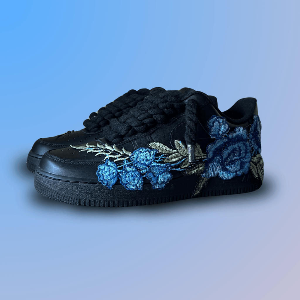 Nike Air Force 1 '07 Black Chunky Rope Lace Rose (új)