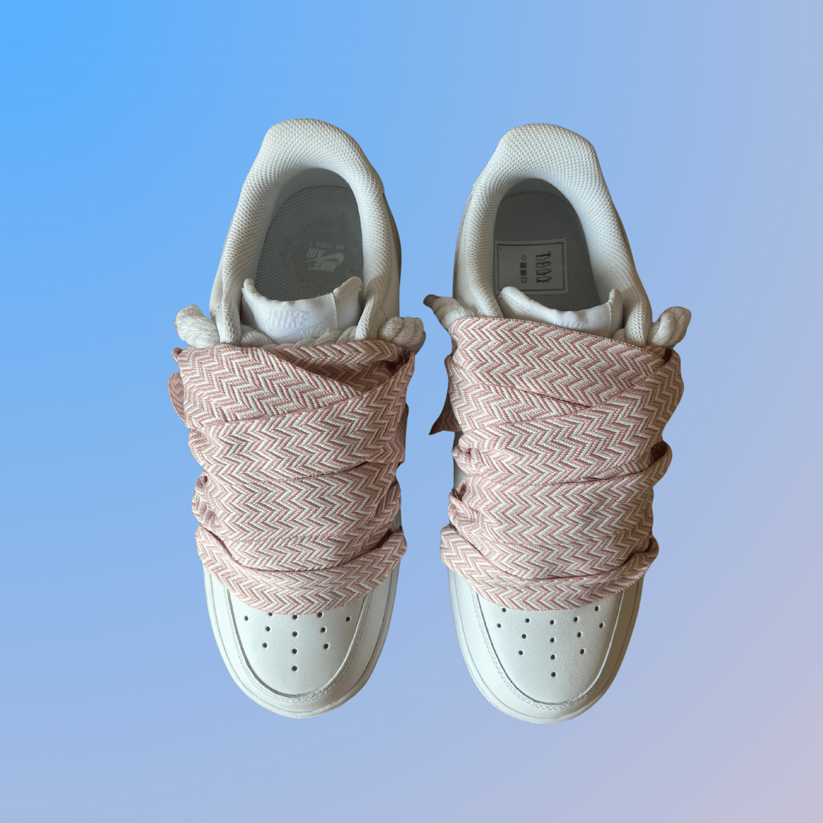 Nike Air Force 1 Lanvin Rope Lace (Pink)
