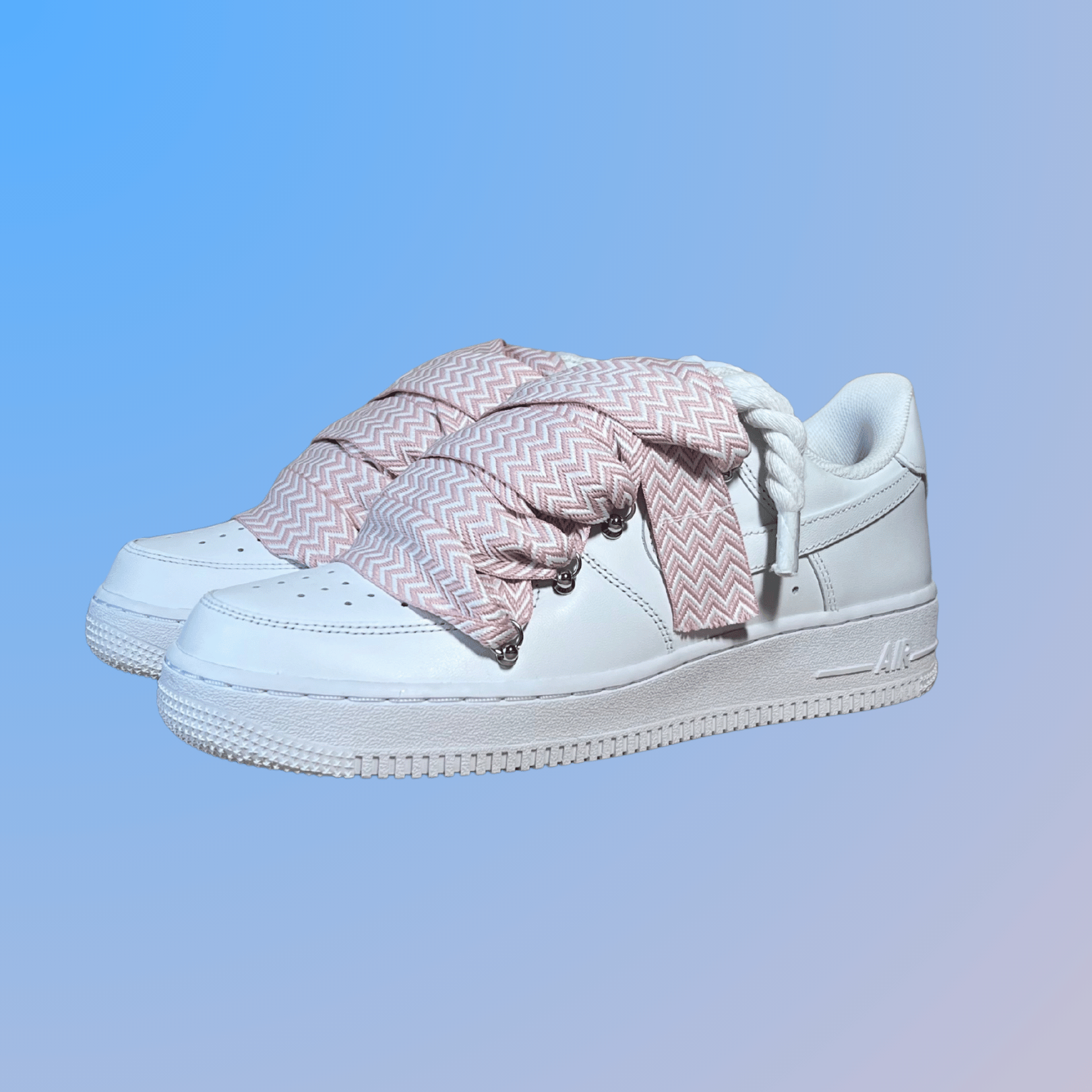 Nike Air Force 1 Lanvin Rope Lace (Pink)