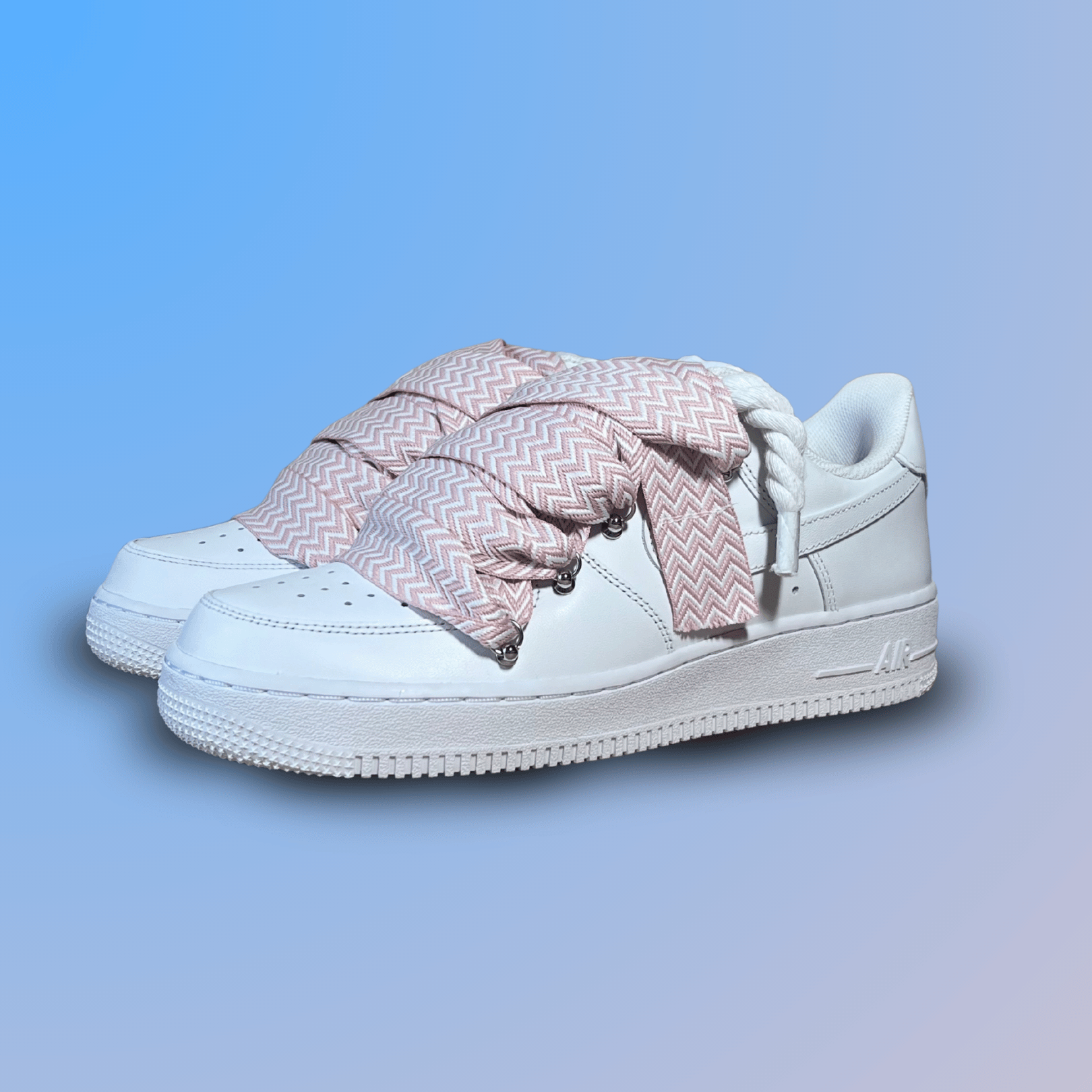 Nike Air Force 1 Lanvin Rope Lace Pink