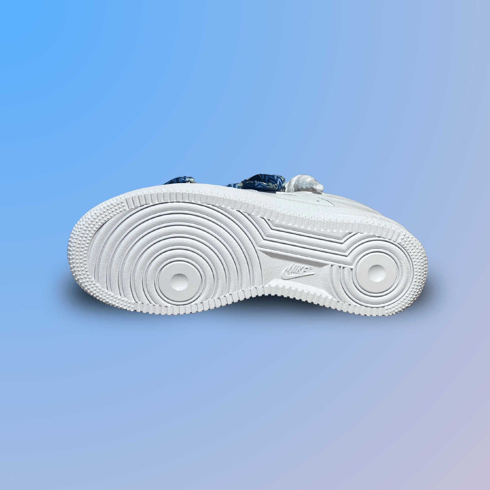 Nike Air Force 1 Lanvin Rope Lace Blue Black