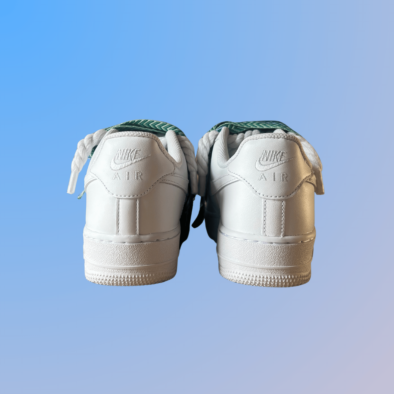 Nike Air Force 1 Lanvin Rope Lace (Blue Black)