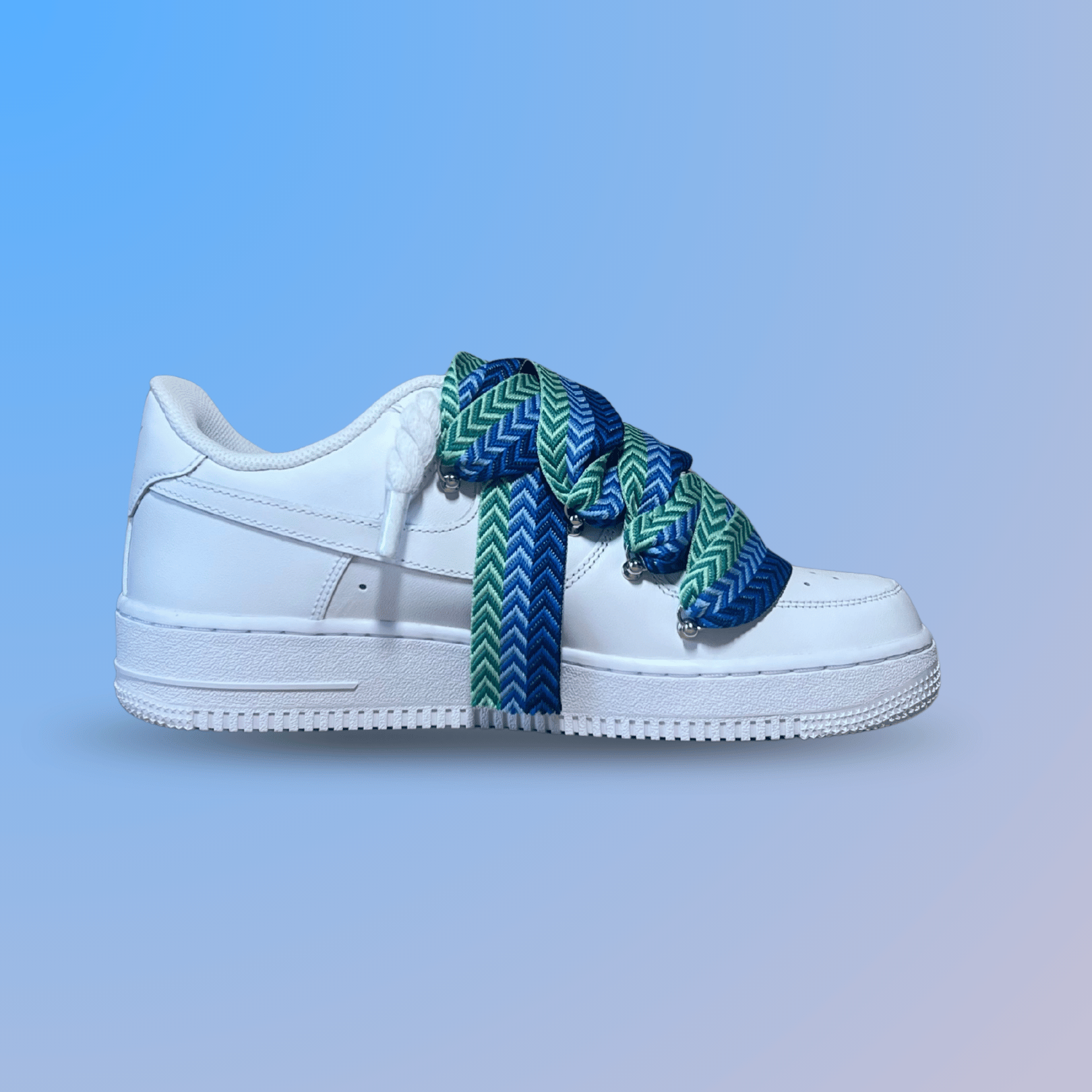 Nike Air Force 1 Lanvin Rope Lace Blue Black