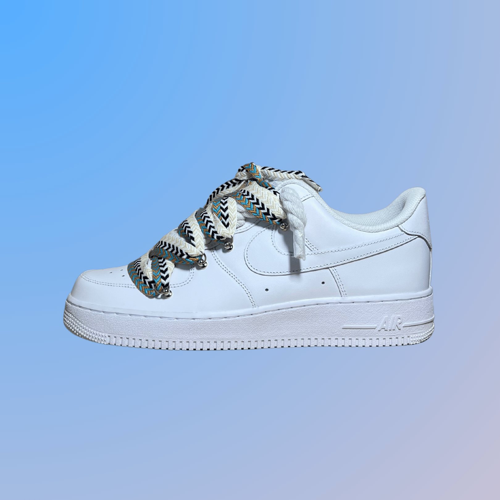 Nike Air Force 1 Lanvin Rope Lace (Brown Beige)