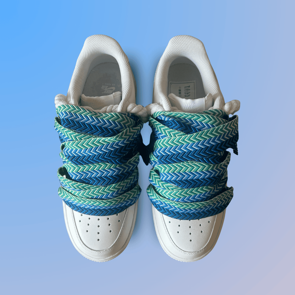 Nike Air Force 1 Lanvin Rope Lace Blue Black