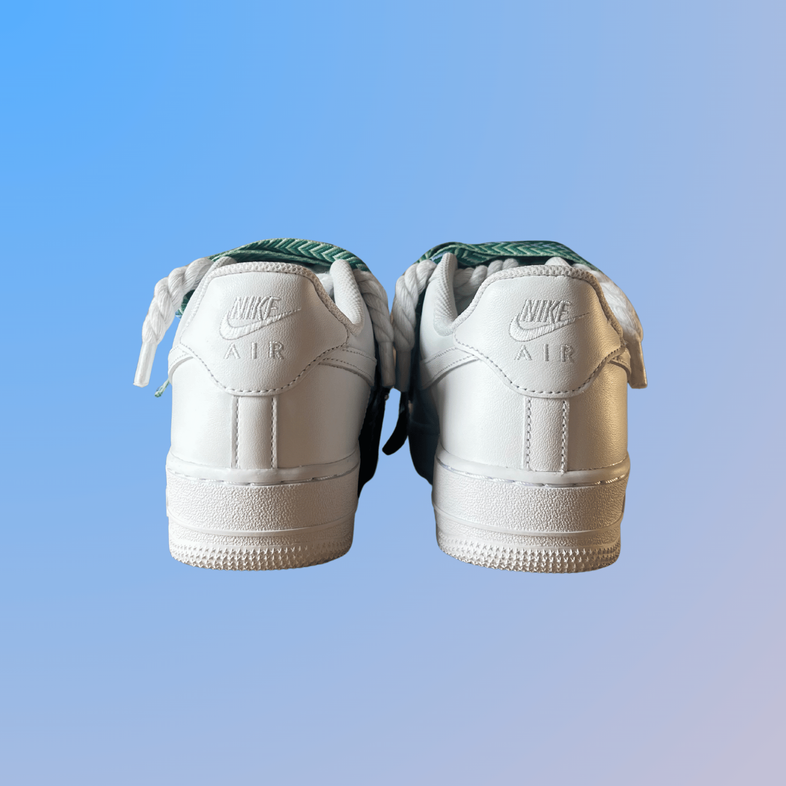 Nike Air Force 1 Lanvin Rope Lace Blue Black