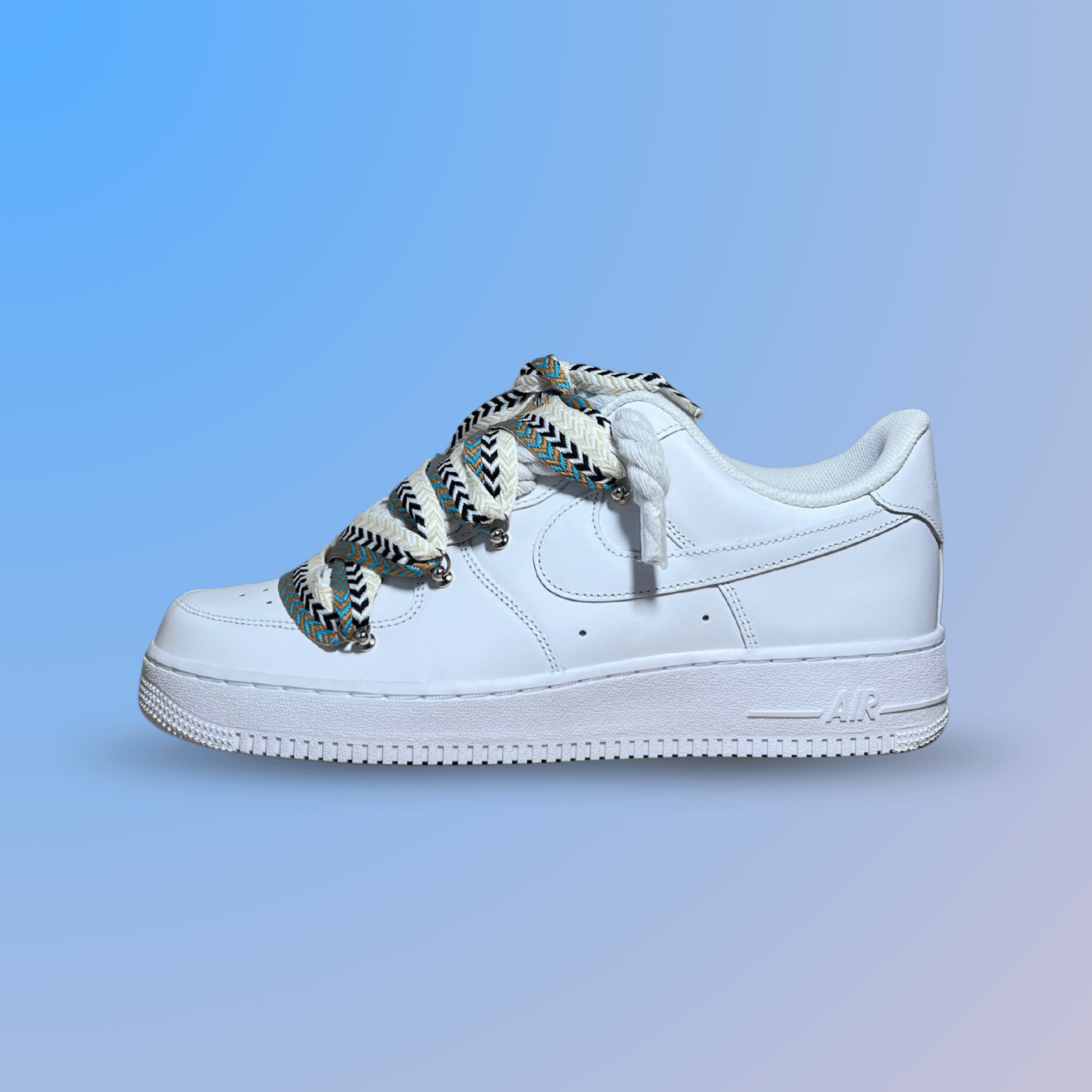 Nike Air Force 1 Lanvin Rope Lace Brown Beige