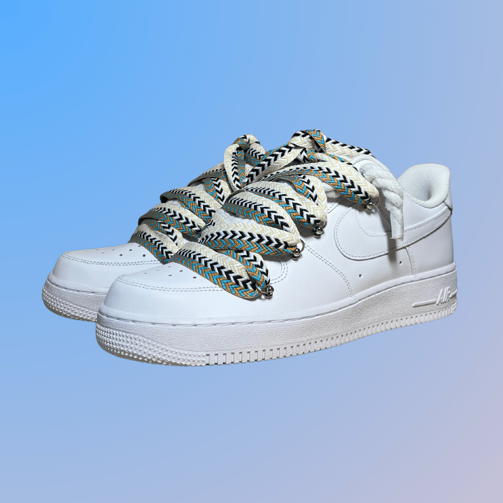 Nike Air Force 1 Lanvin Rope Lace (Brown Beige)