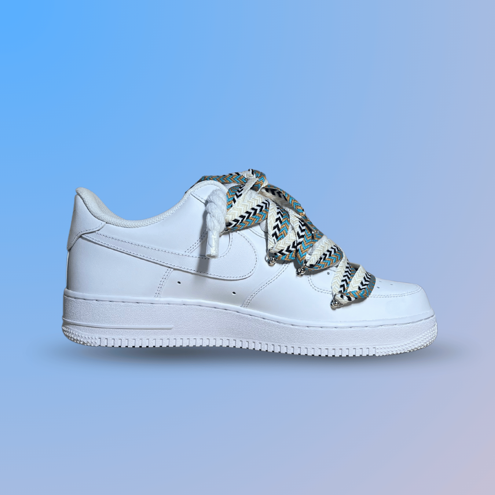 Nike Air Force 1 Lanvin Rope Lace Brown Beige