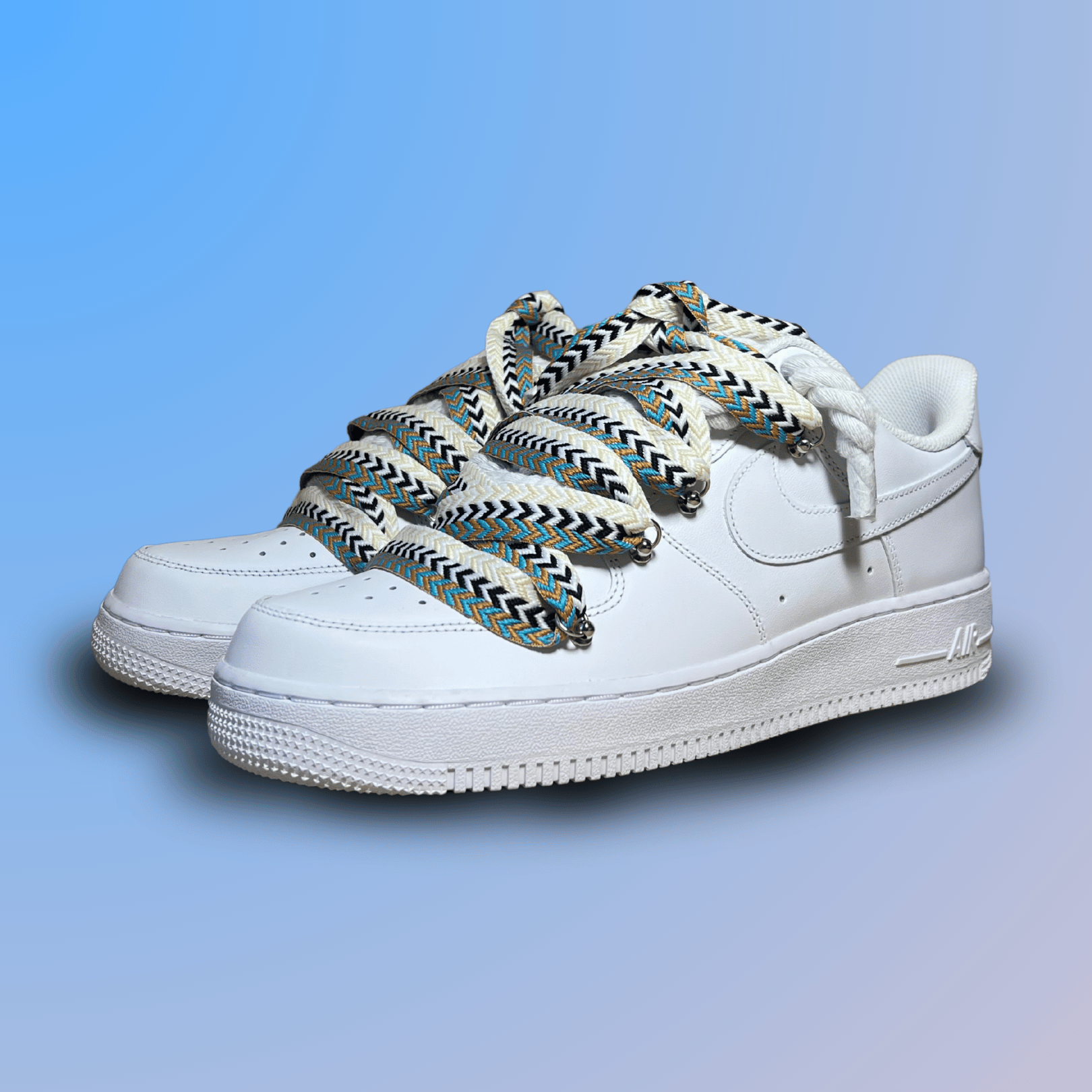 Nike Air Force 1 Lanvin Rope Lace Brown Beige