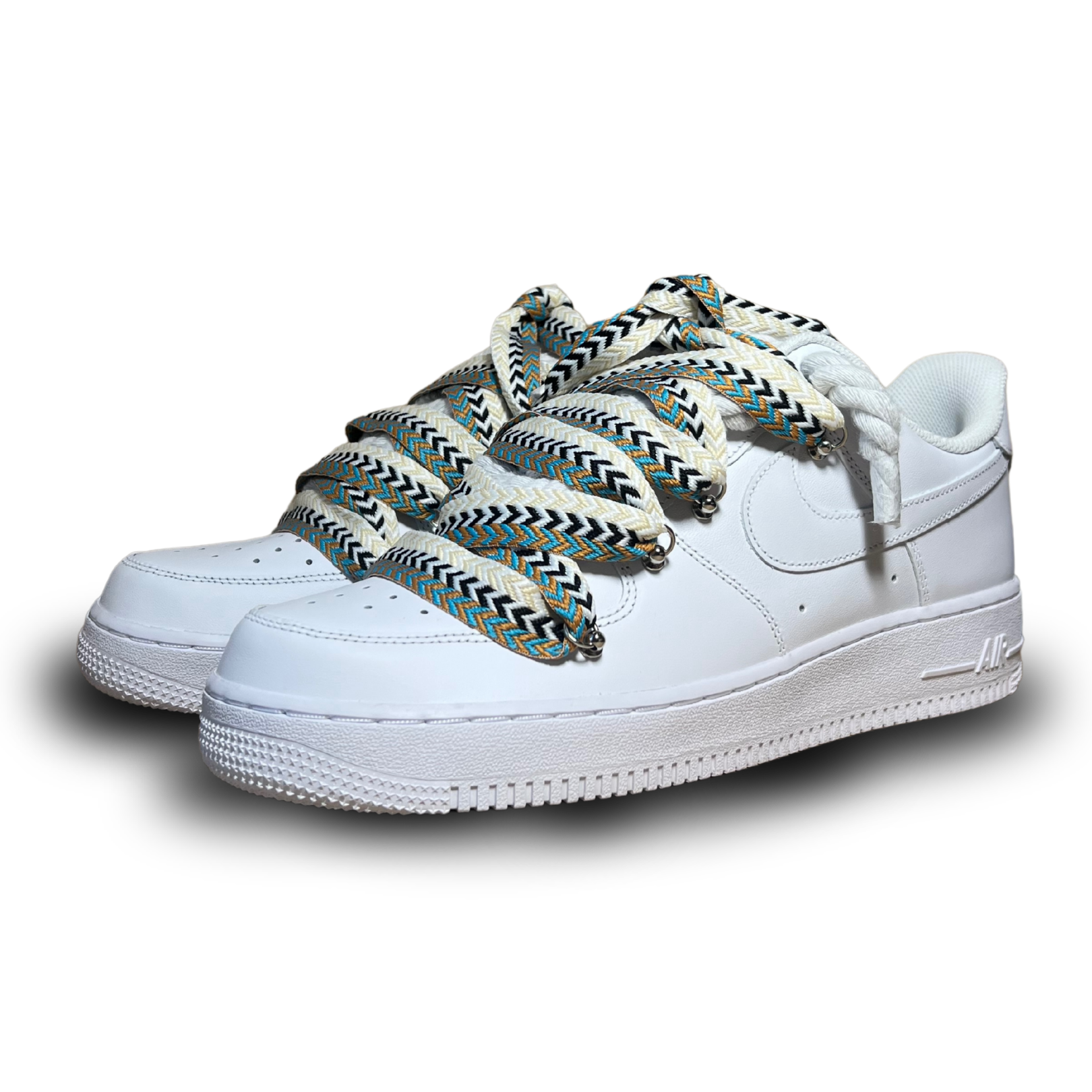 Nike Air Force 1 Lanvin Rope Lace (Yellow Blue) (új)