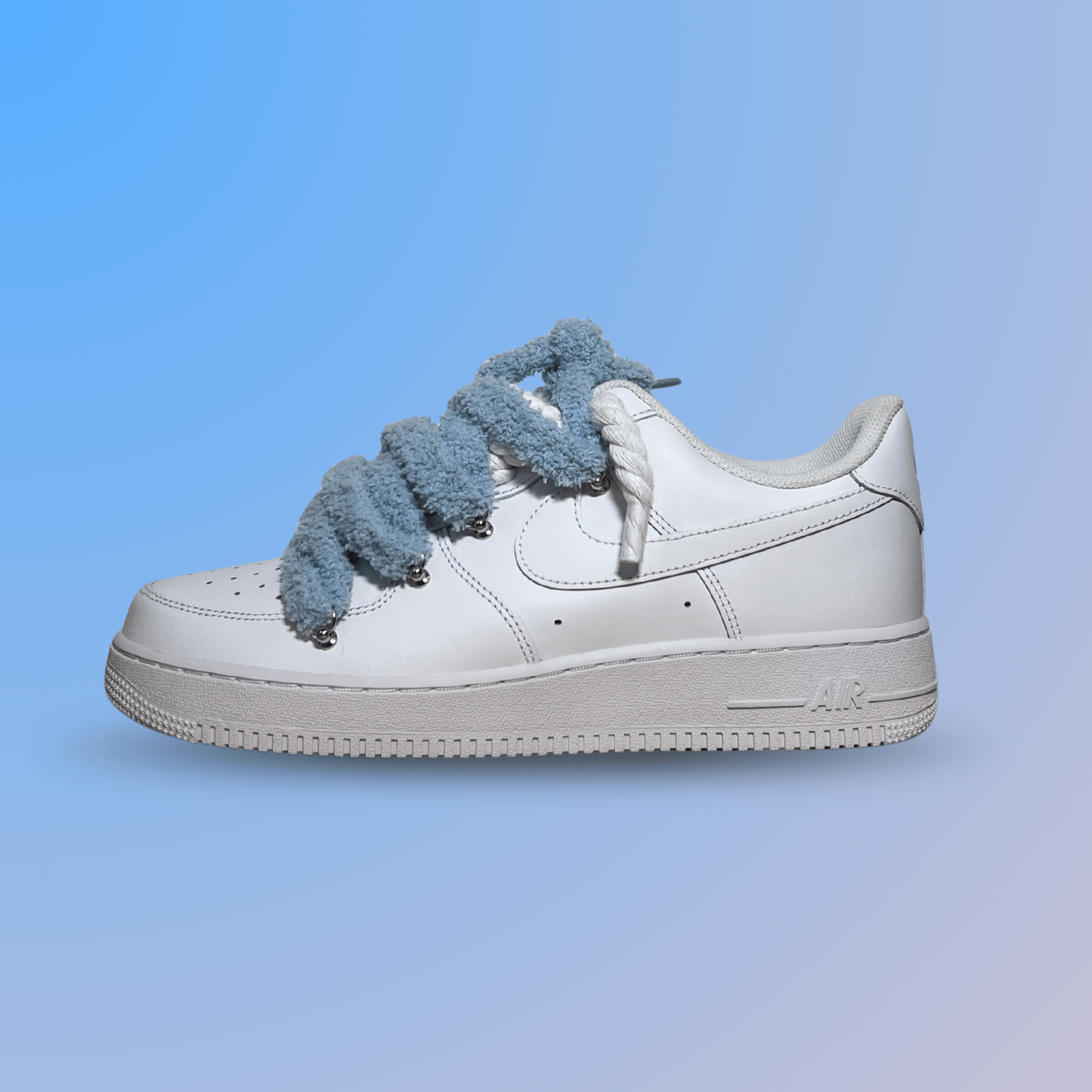 Nike Air Force 1 White Chimney Cake Baby Blue