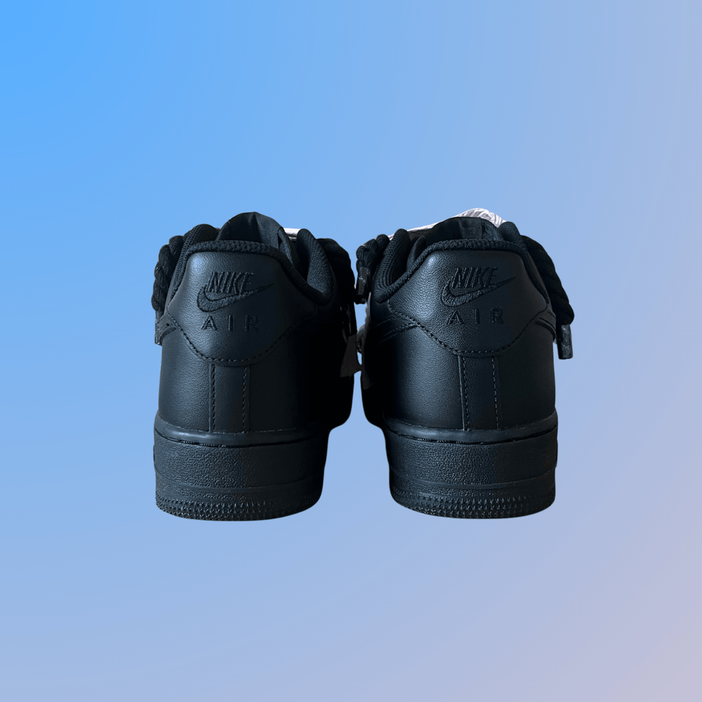 Nike Air Force 1 Black Lanvin Rope Lace Pink