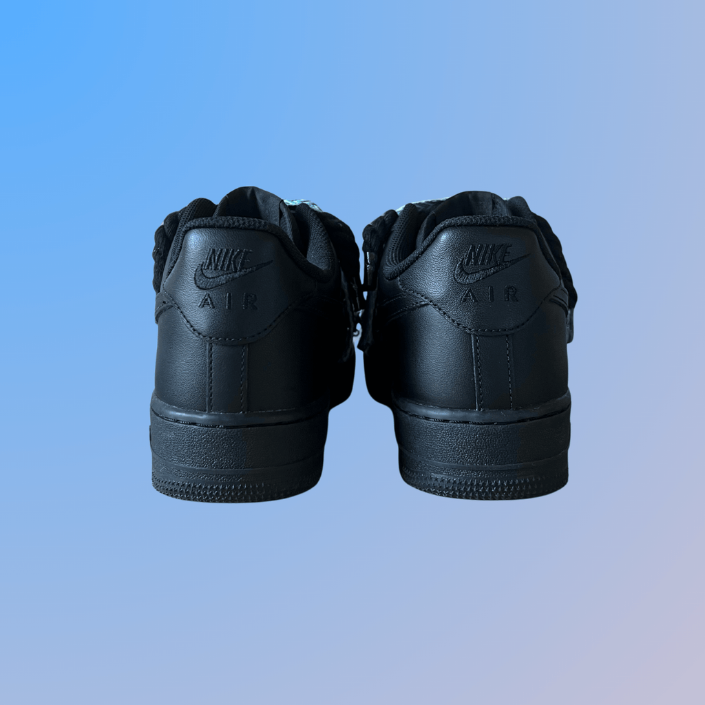 Nike Air Force 1 Black Lanvin Rope Lace (Blue Black) (új)