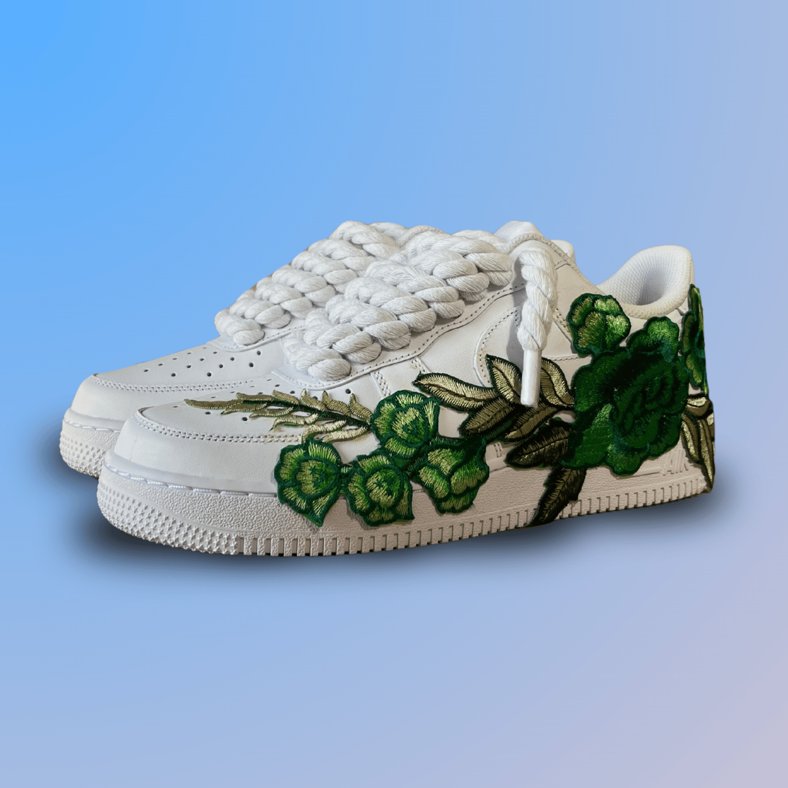 Nike Air Force 1 '07 Chunky Rope Lace Green Rose