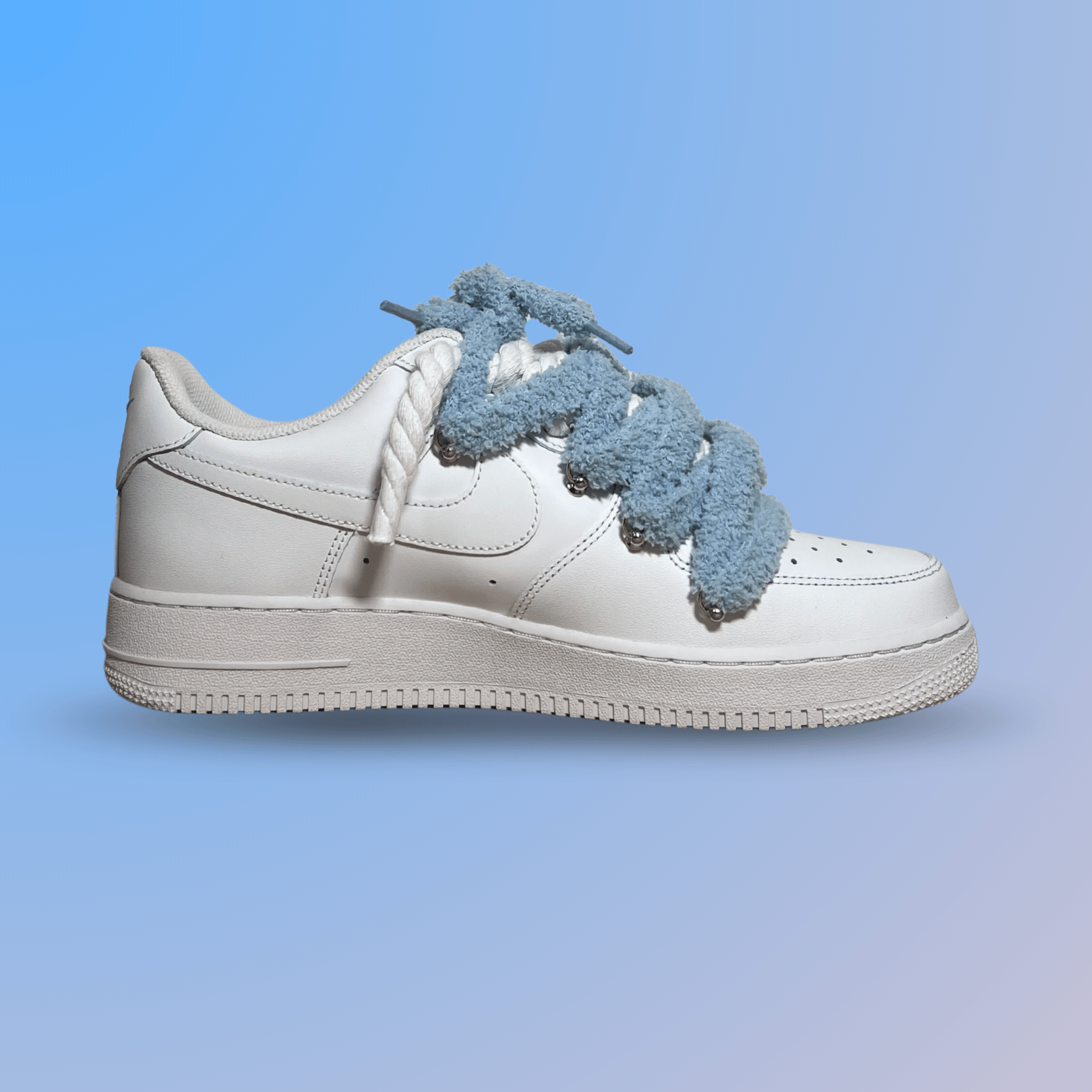 Nike Air Force 1 White Chimney Cake Baby Blue