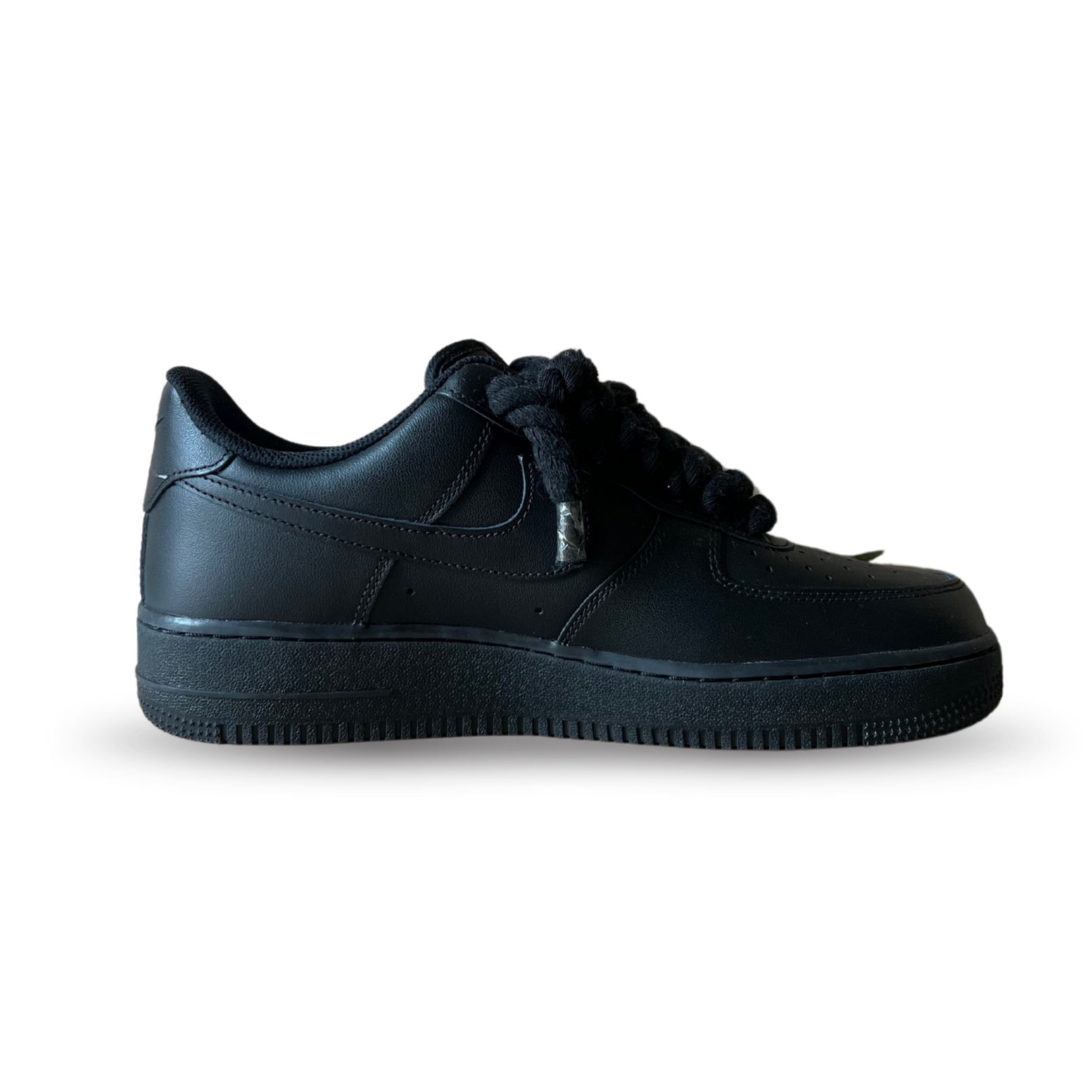 Nike Air Force 1 '07 Black Chunky Rope Lace Rose (új)