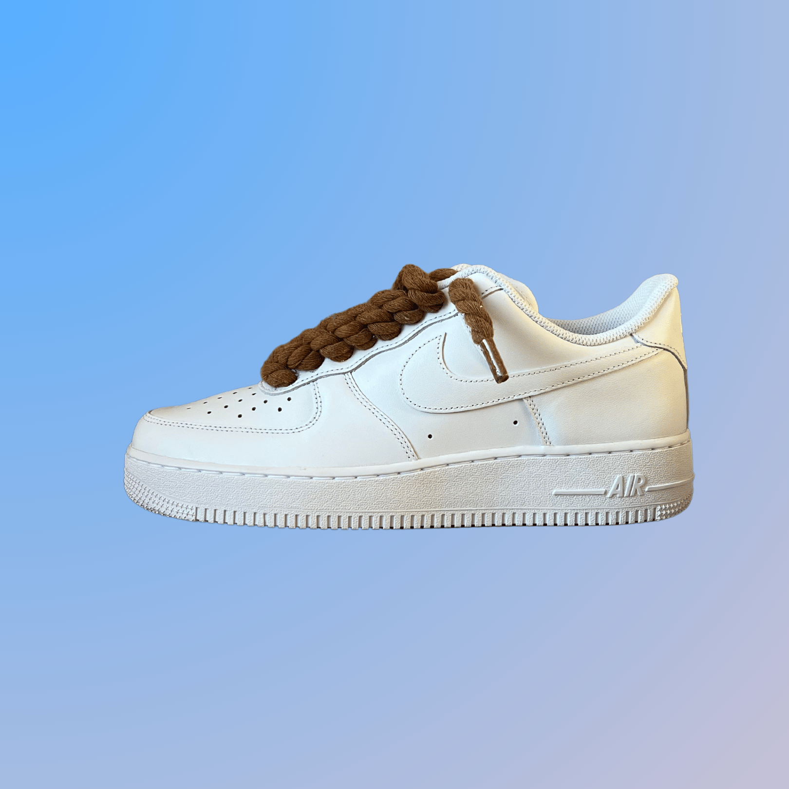 Nike Air Force 1 '07 Chunky Rope Lace (Brown) (new)