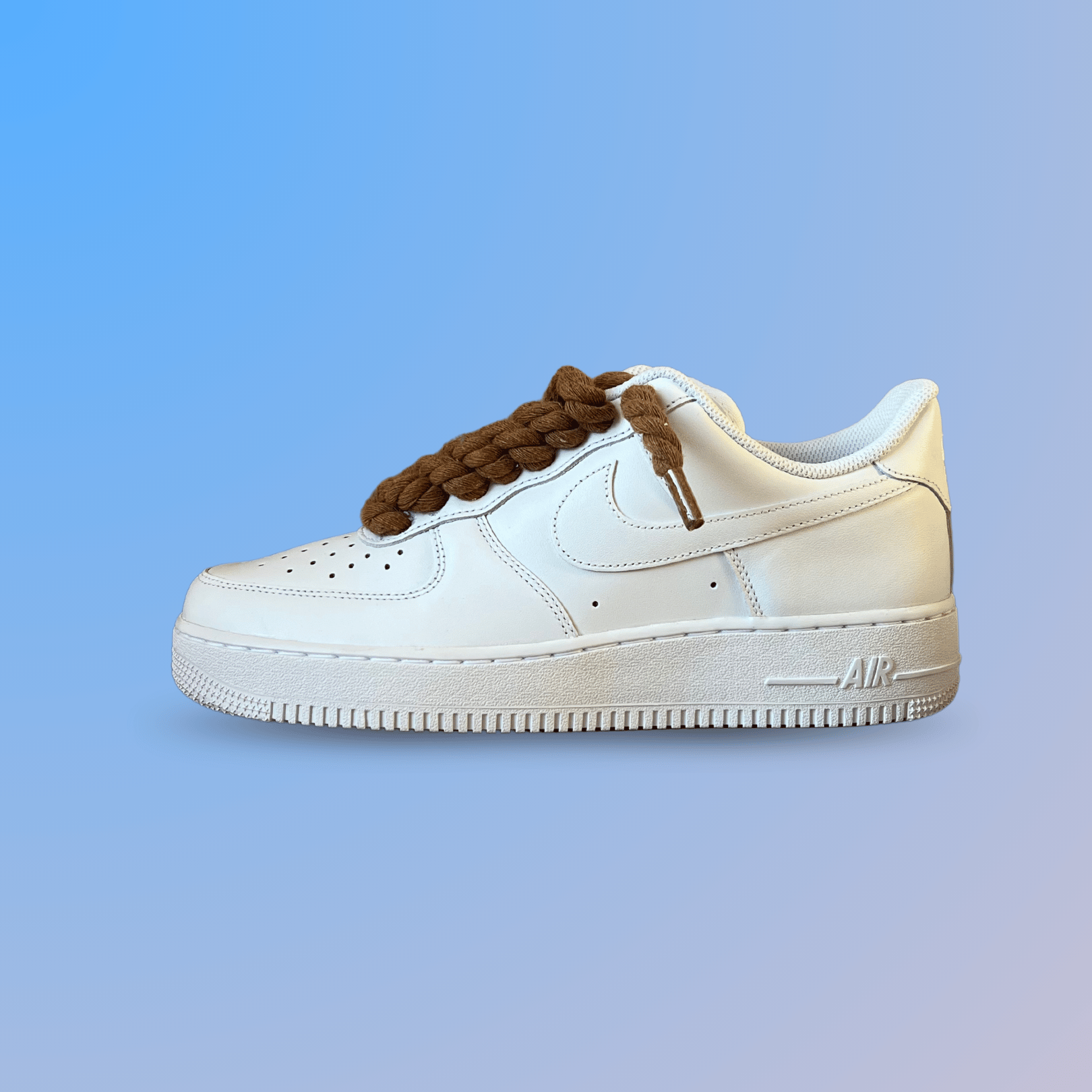 Nike Air Force 1 '07 Chunky Rope Lace (Brown) (new)