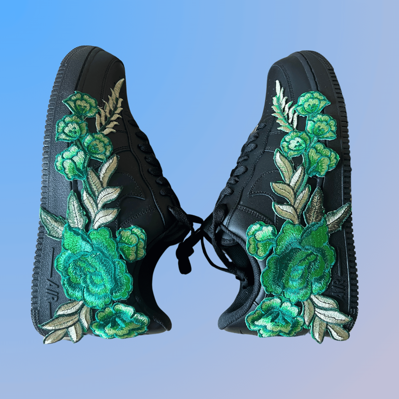 Nike Air Force 1 '07 Black Green Rose