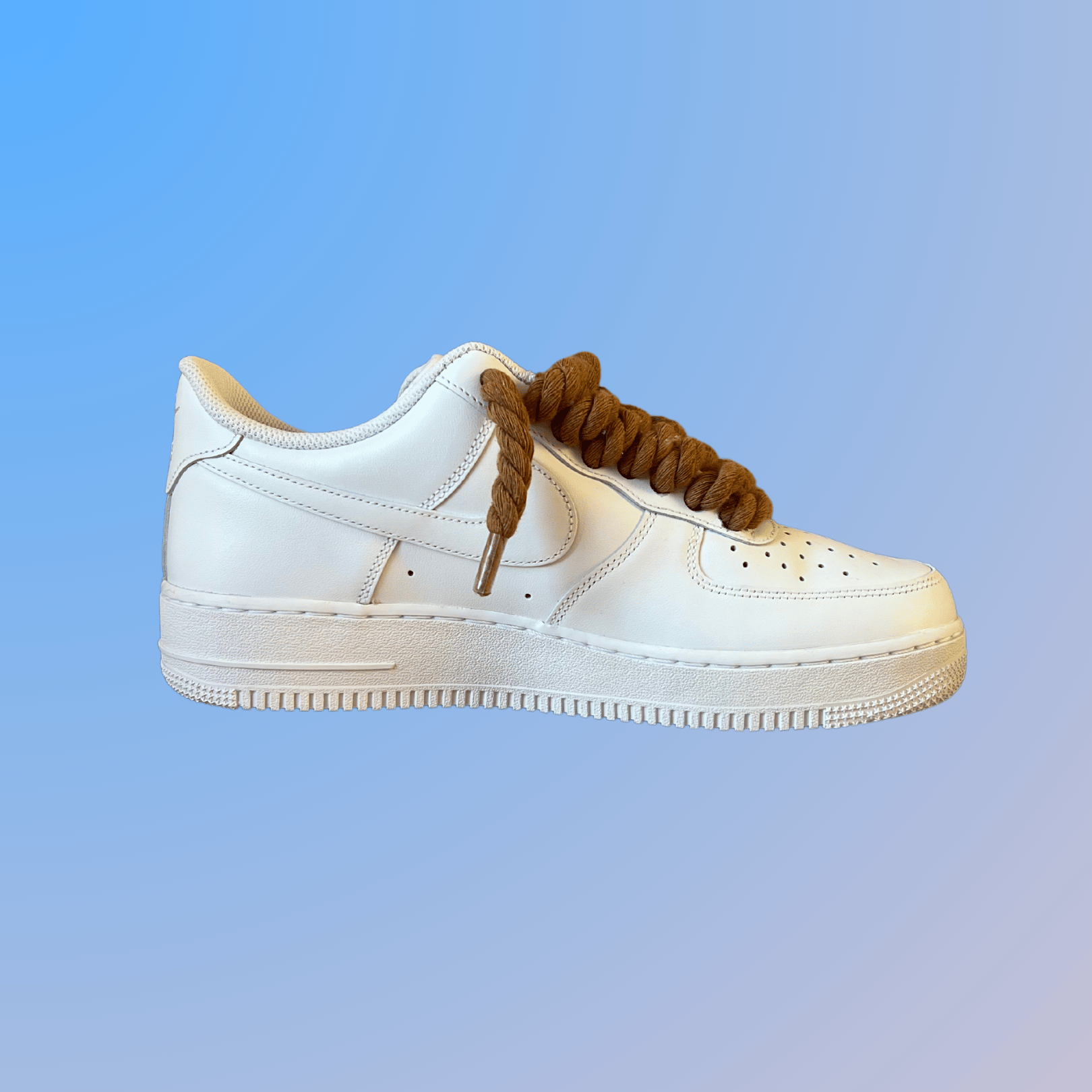 Nike Air Force 1 '07 Chunky Rope Lace (Brown) (new)