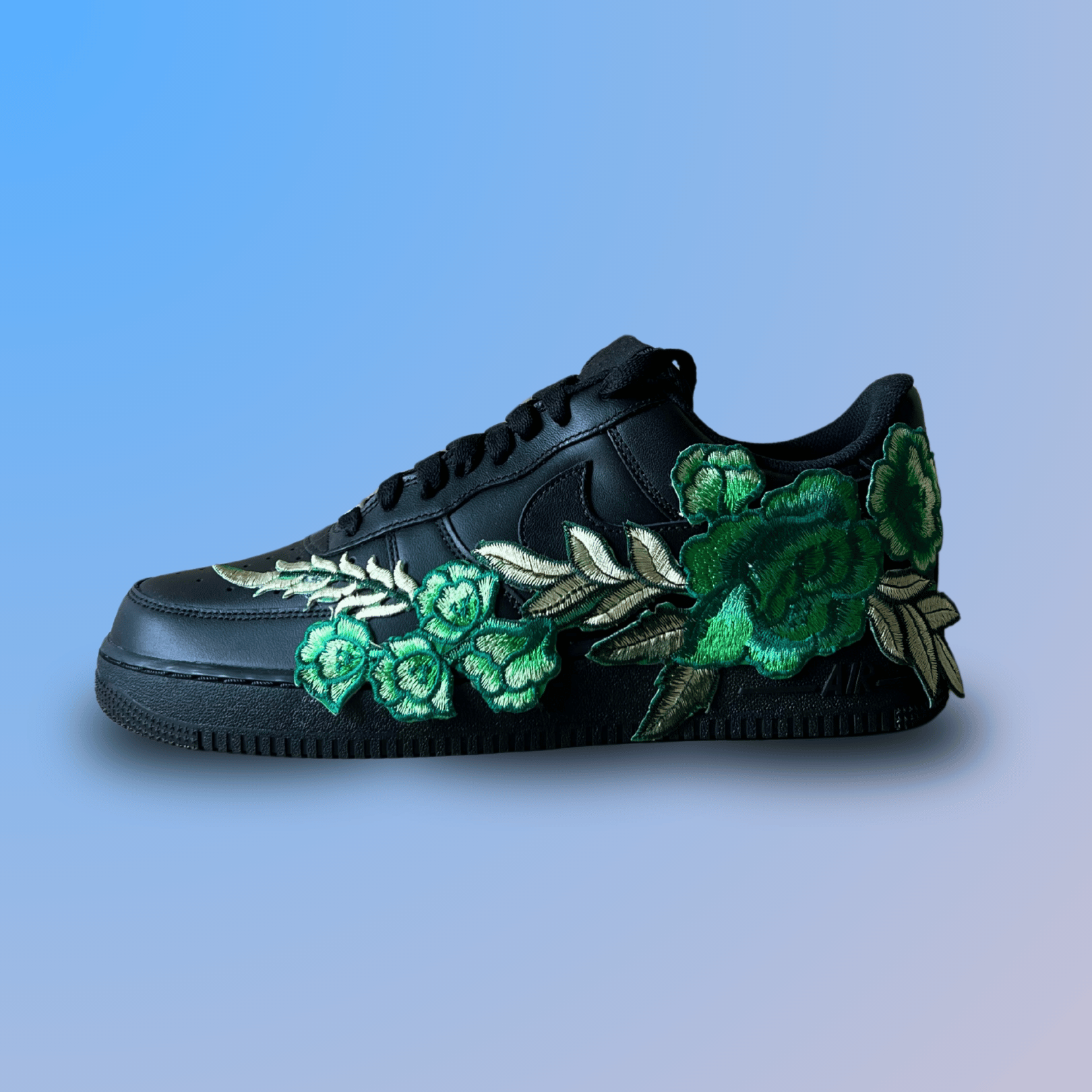 Nike Air Force 1 '07 Black Green Rose