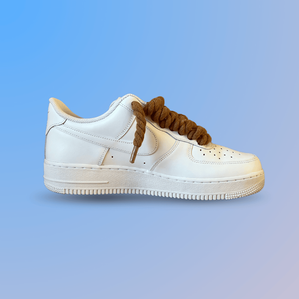 Nike Air Force 1 '07 Chunky Rope Lace (Brown) (new)