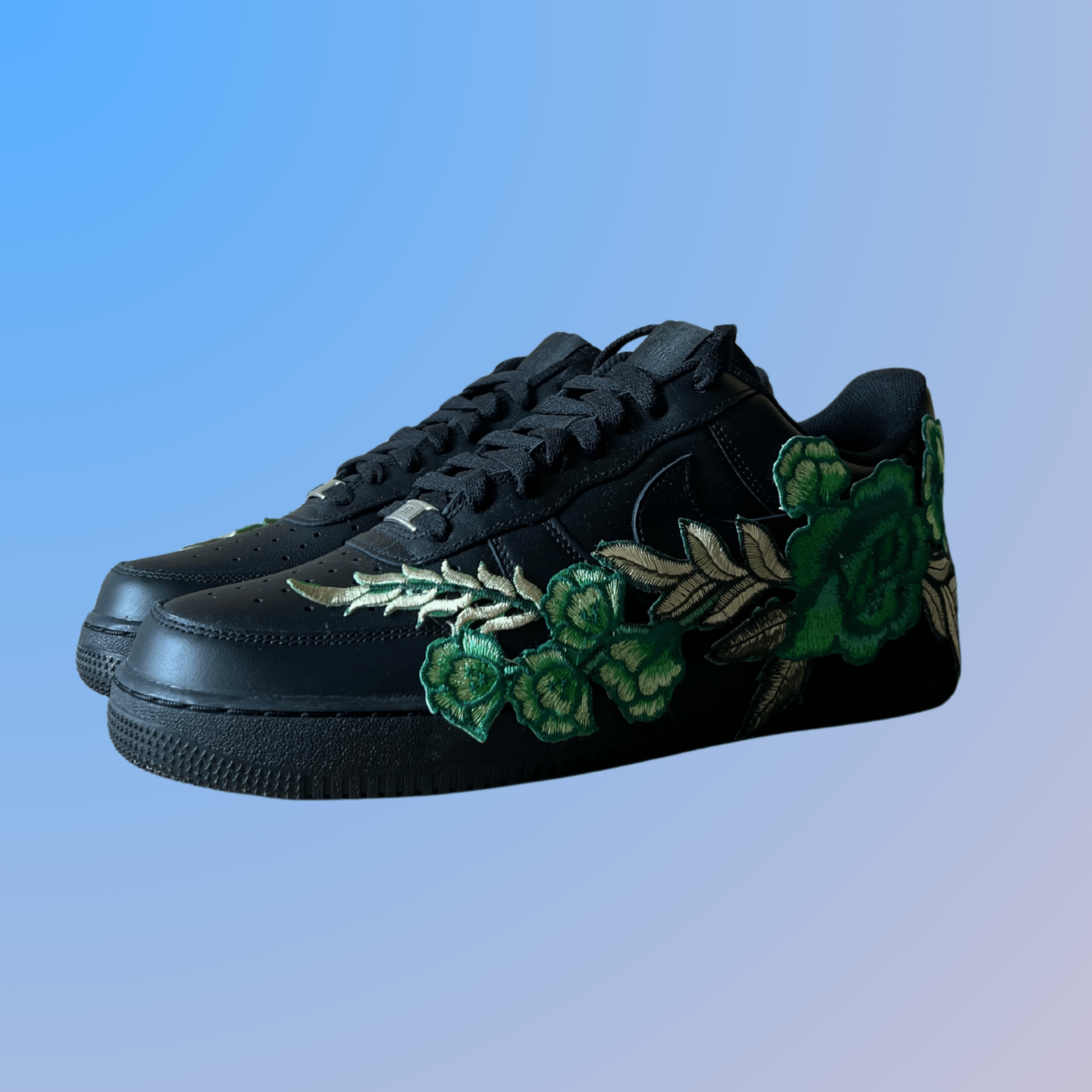 Nike Air Force 1 '07 Black Green Rose