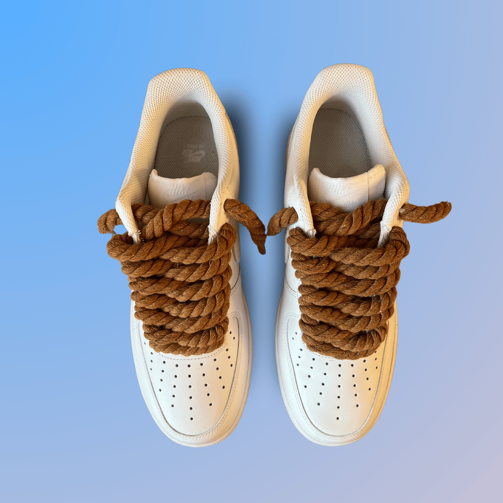 Nike Air Force 1 '07 Chunky Rope Lace (Brown) (new)