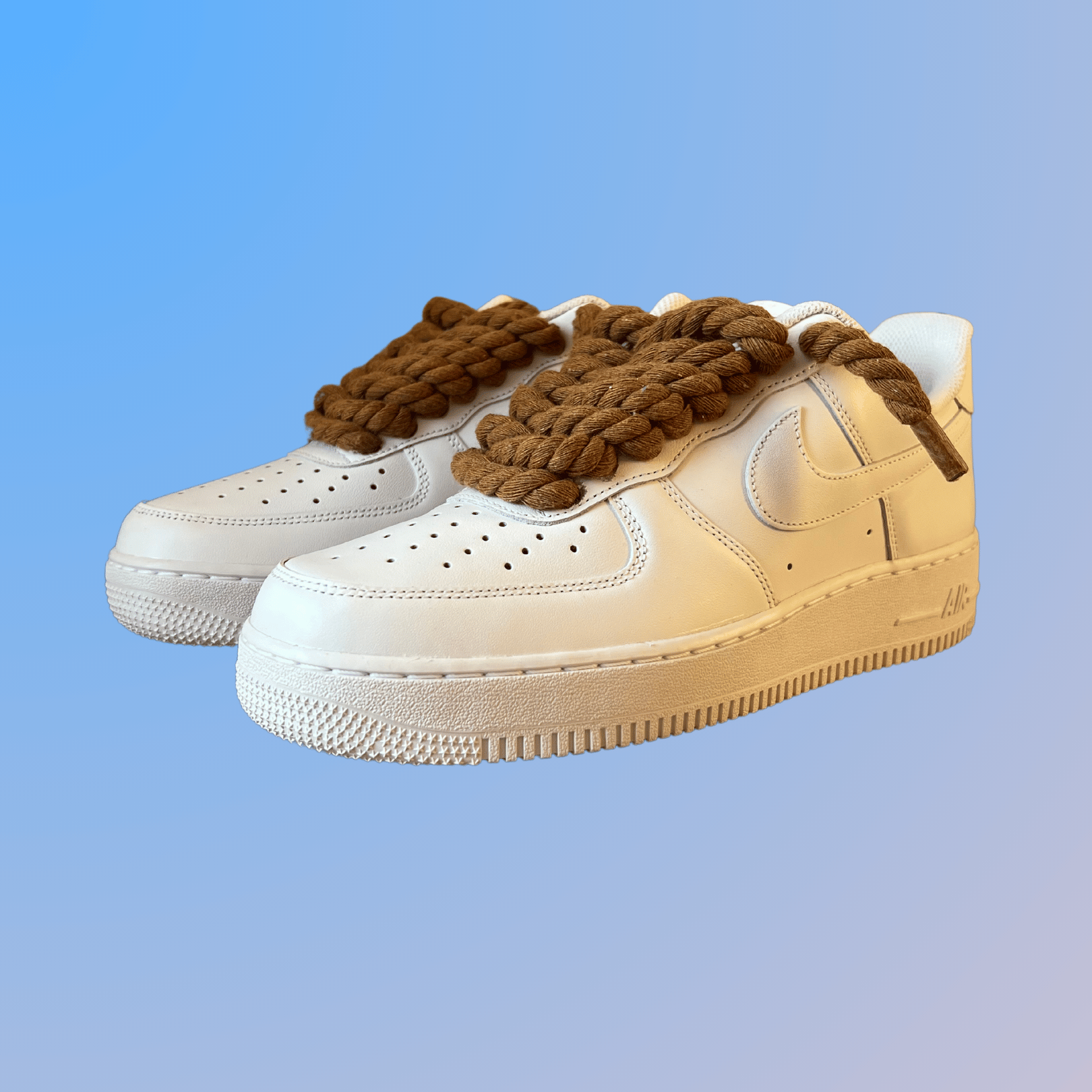 Nike Air Force 1 '07 Chunky Rope Lace (Brown) (new)