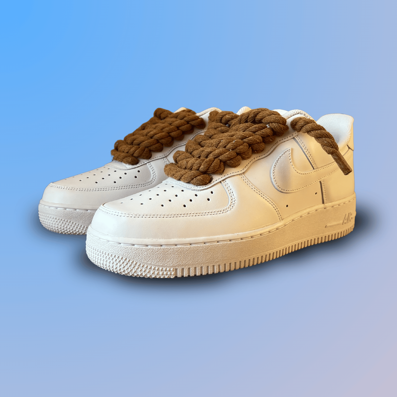 Nike Air Force 1 '07 Chunky Rope Lace (Brown) (new)