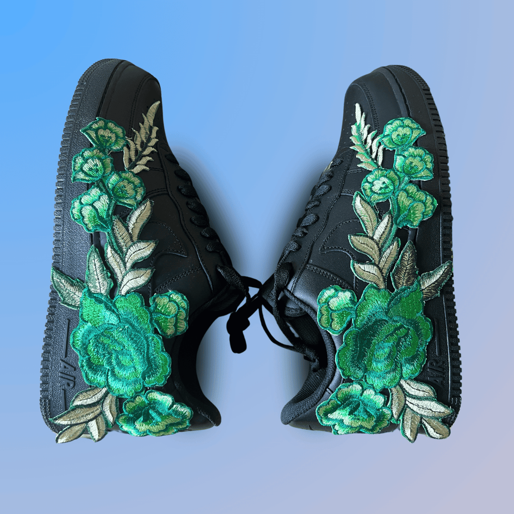 Nike Air Force 1 '07 Black Green Rose