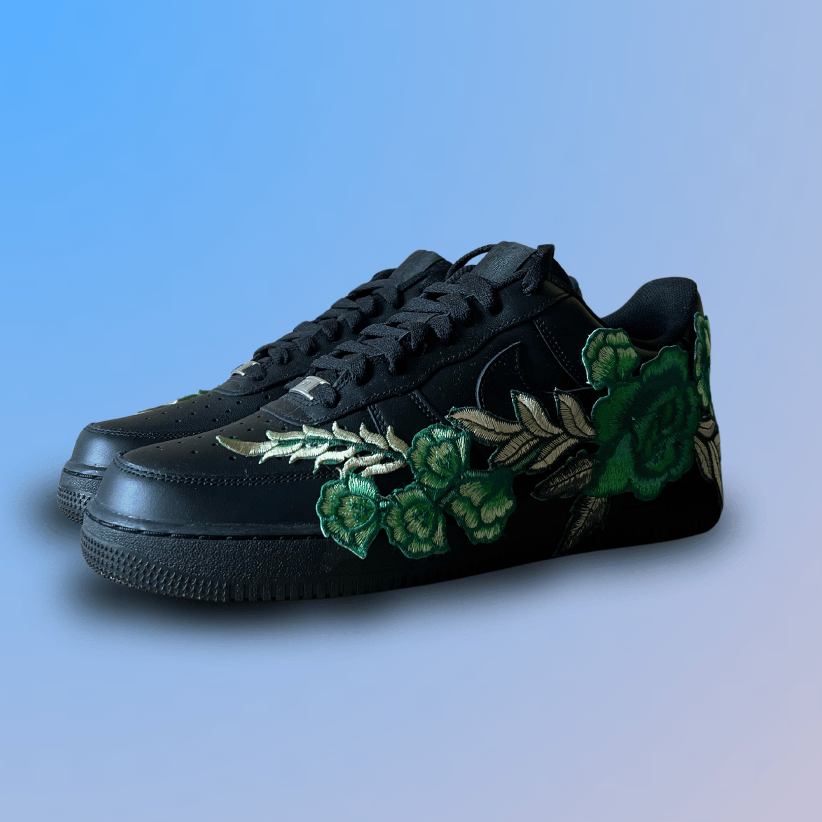 Nike Air Force 1 '07 Black Green Rose