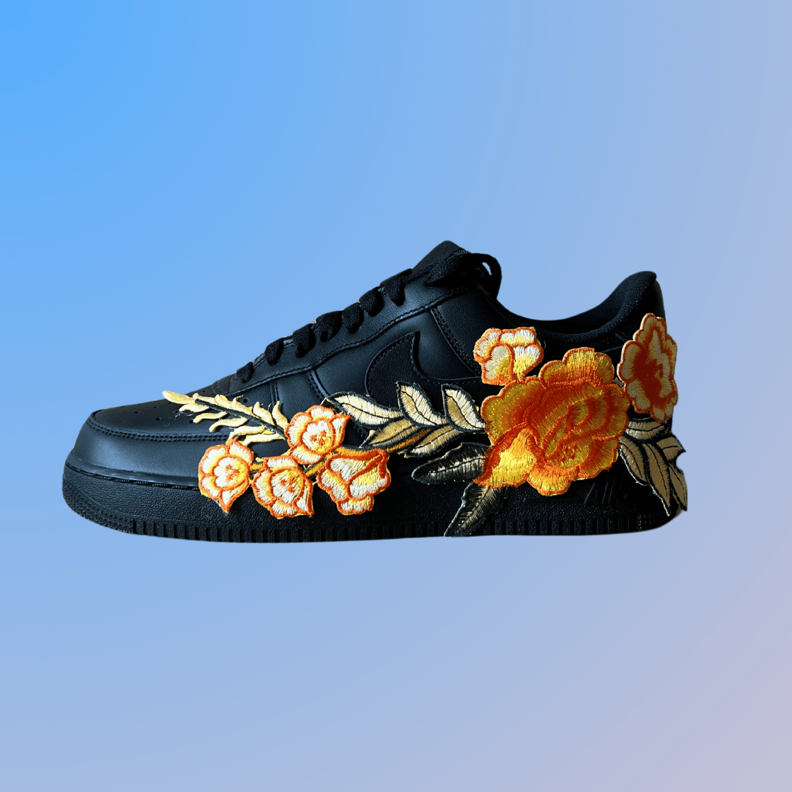 Nike Air Force 1 '07 Black Yellow Rose