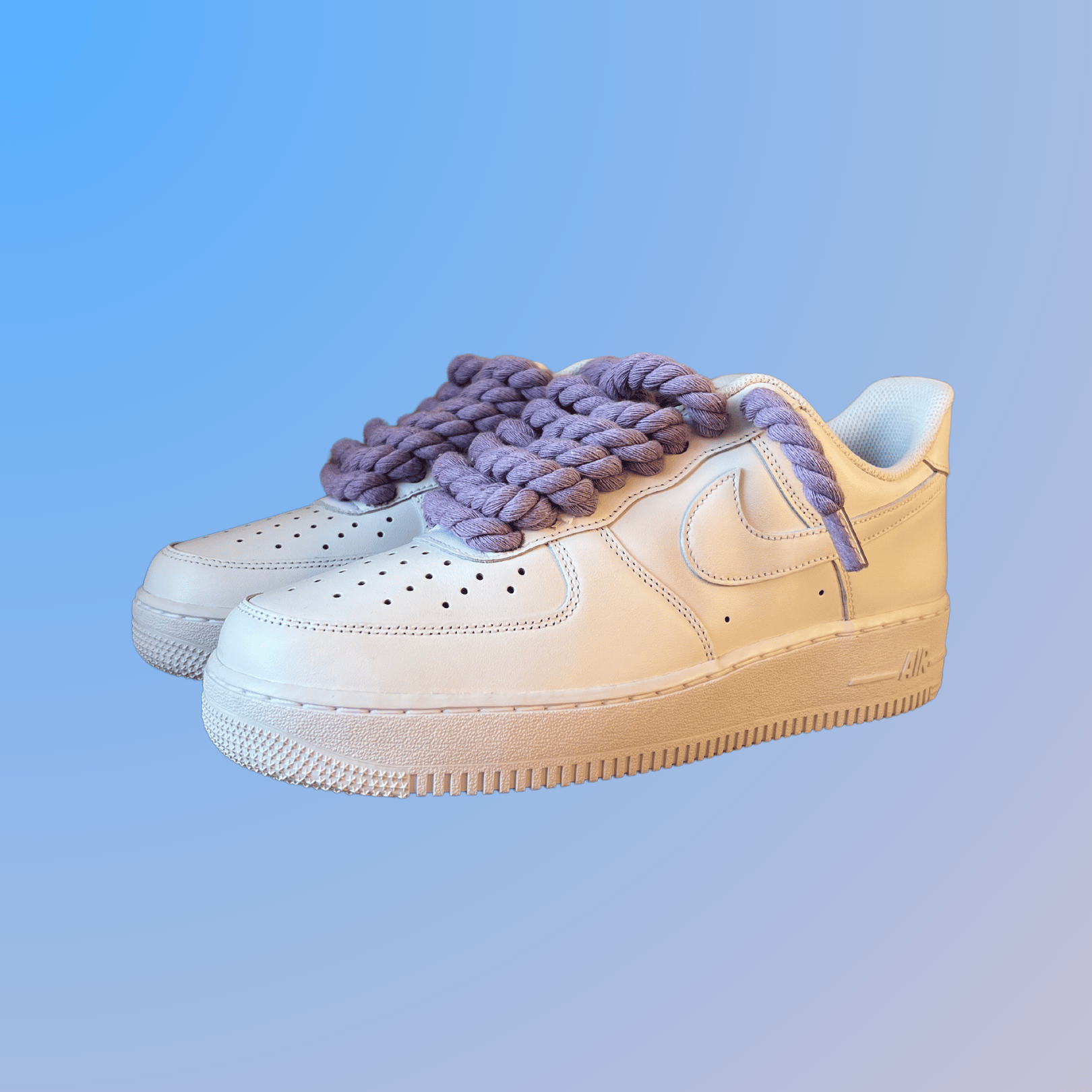Nike Air Force 1 '07 Chunky Rope Lace (Light Purple) (new)