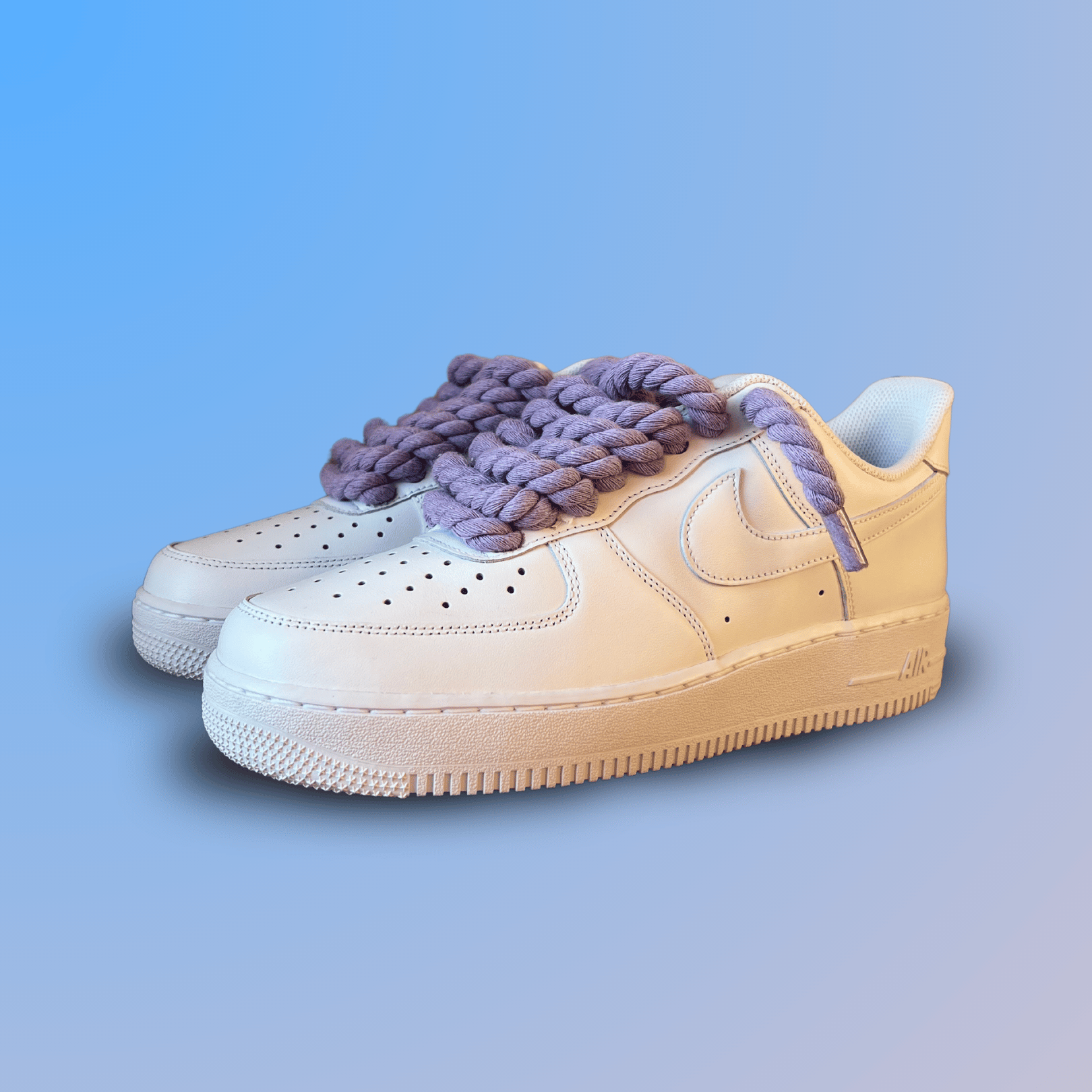 Nike Air Force 1 '07 Chunky Rope Lace (Light Purple) (new)