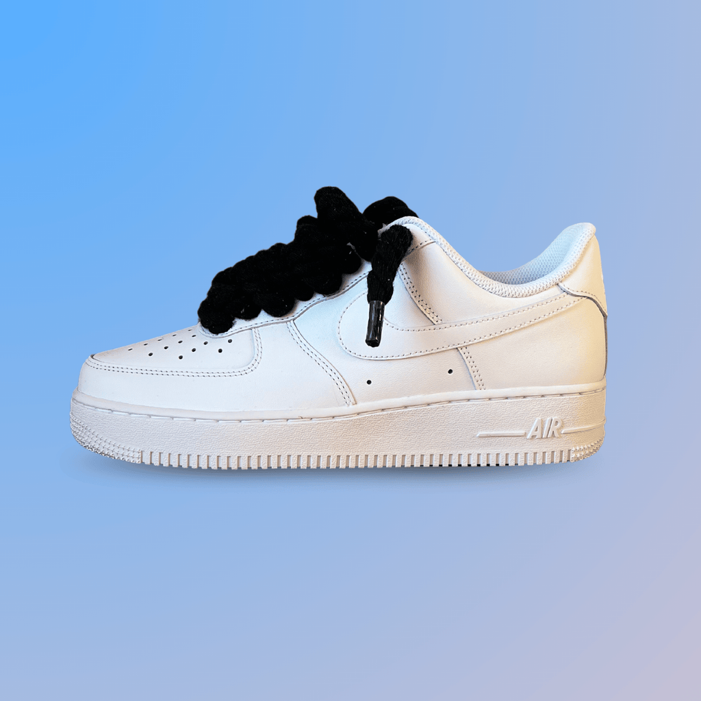 Nike Air Force 1 '07 Chunky Rope Lace (Black) (new)