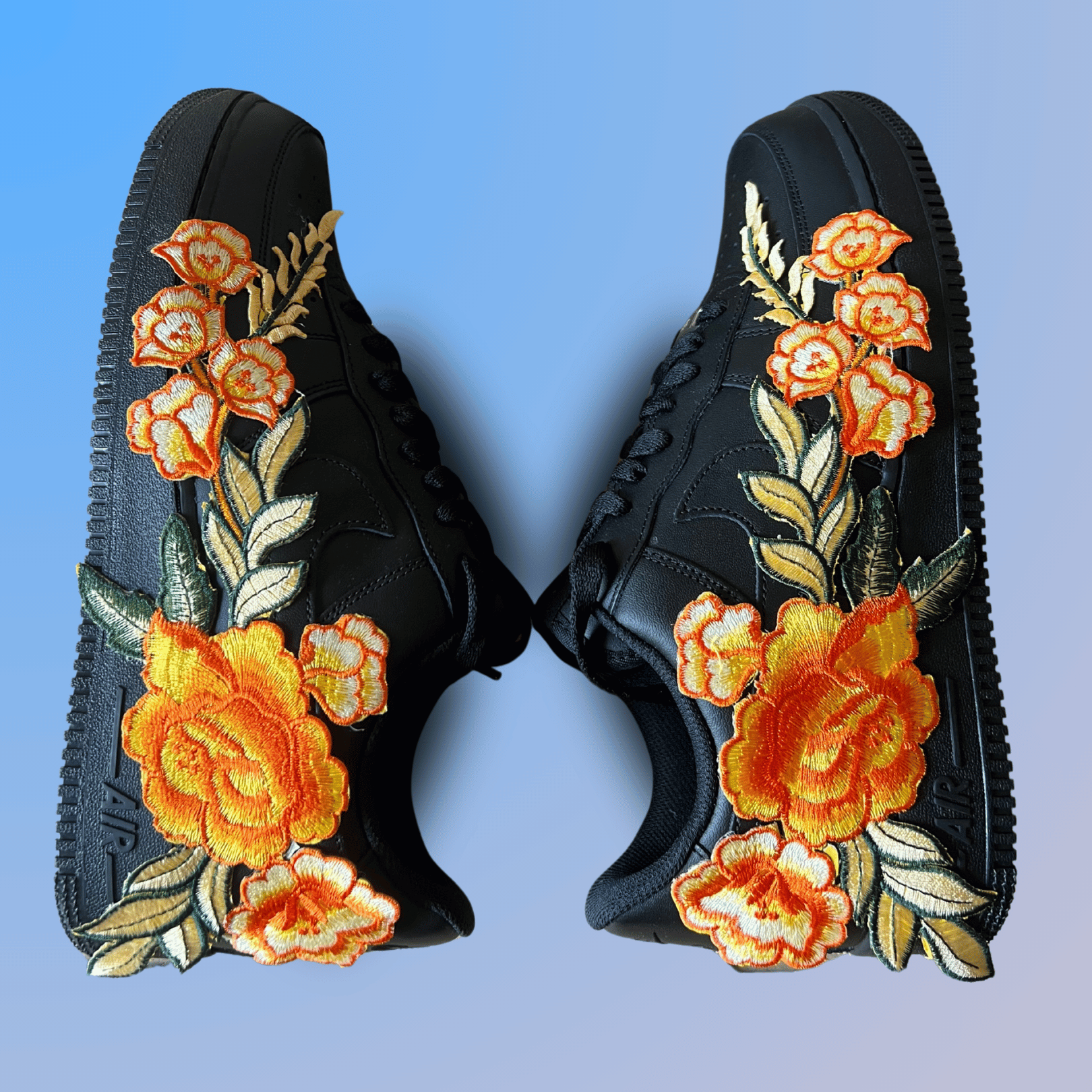 Nike Air Force 1 '07 Black Yellow Rose