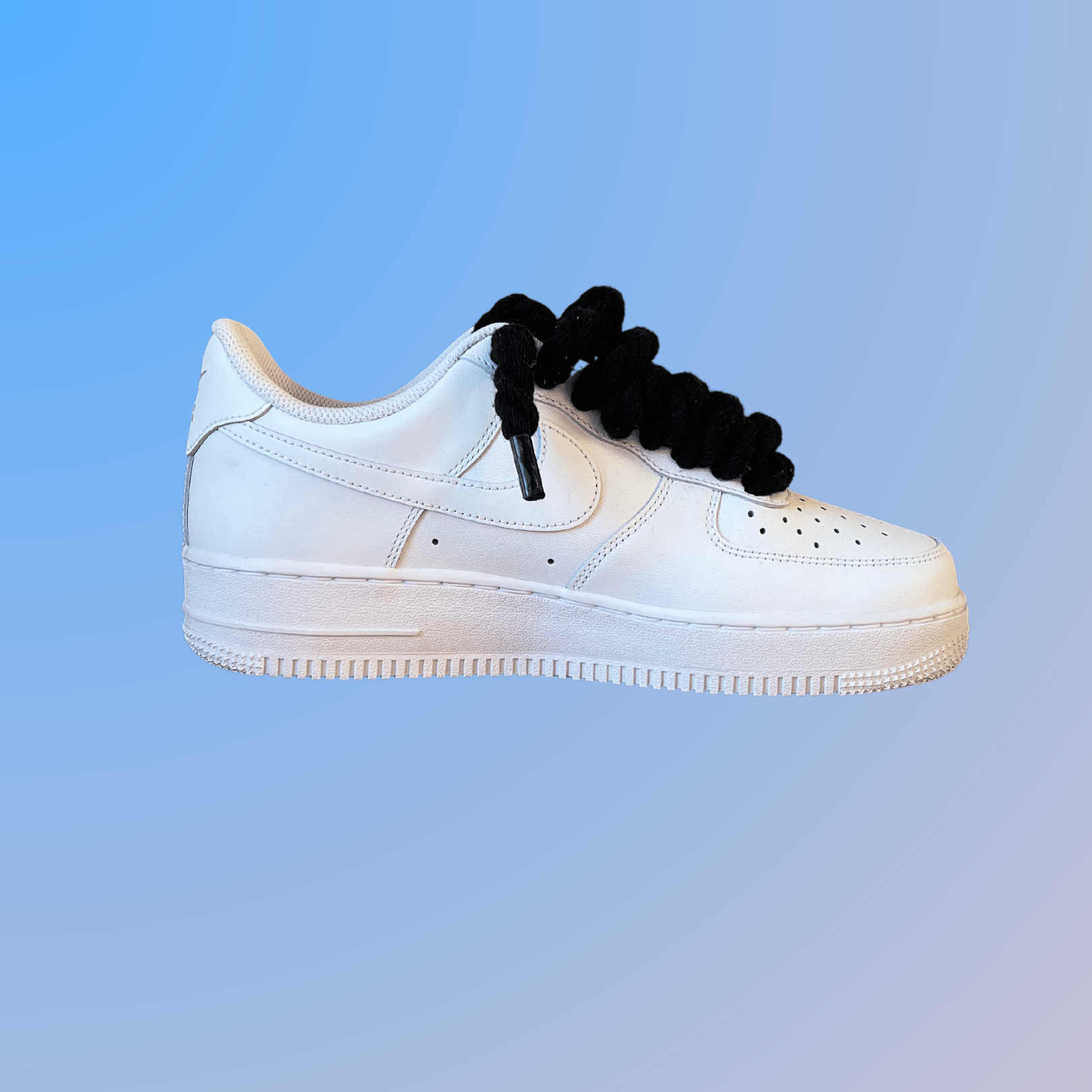 Nike Air Force 1 '07 Chunky Rope Lace (Black)