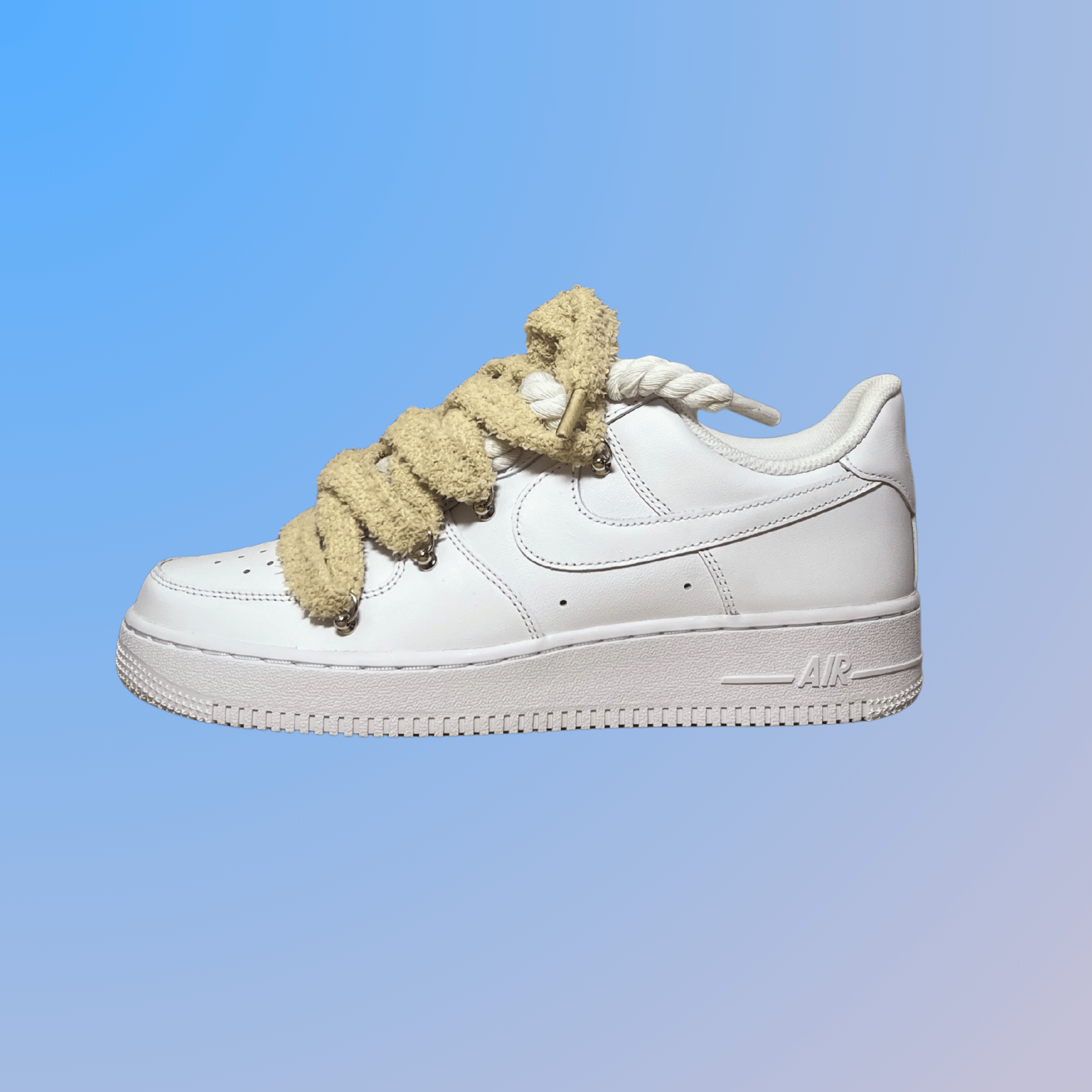 Nike Air Force 1 White Chimney Cake (Cinnamon)