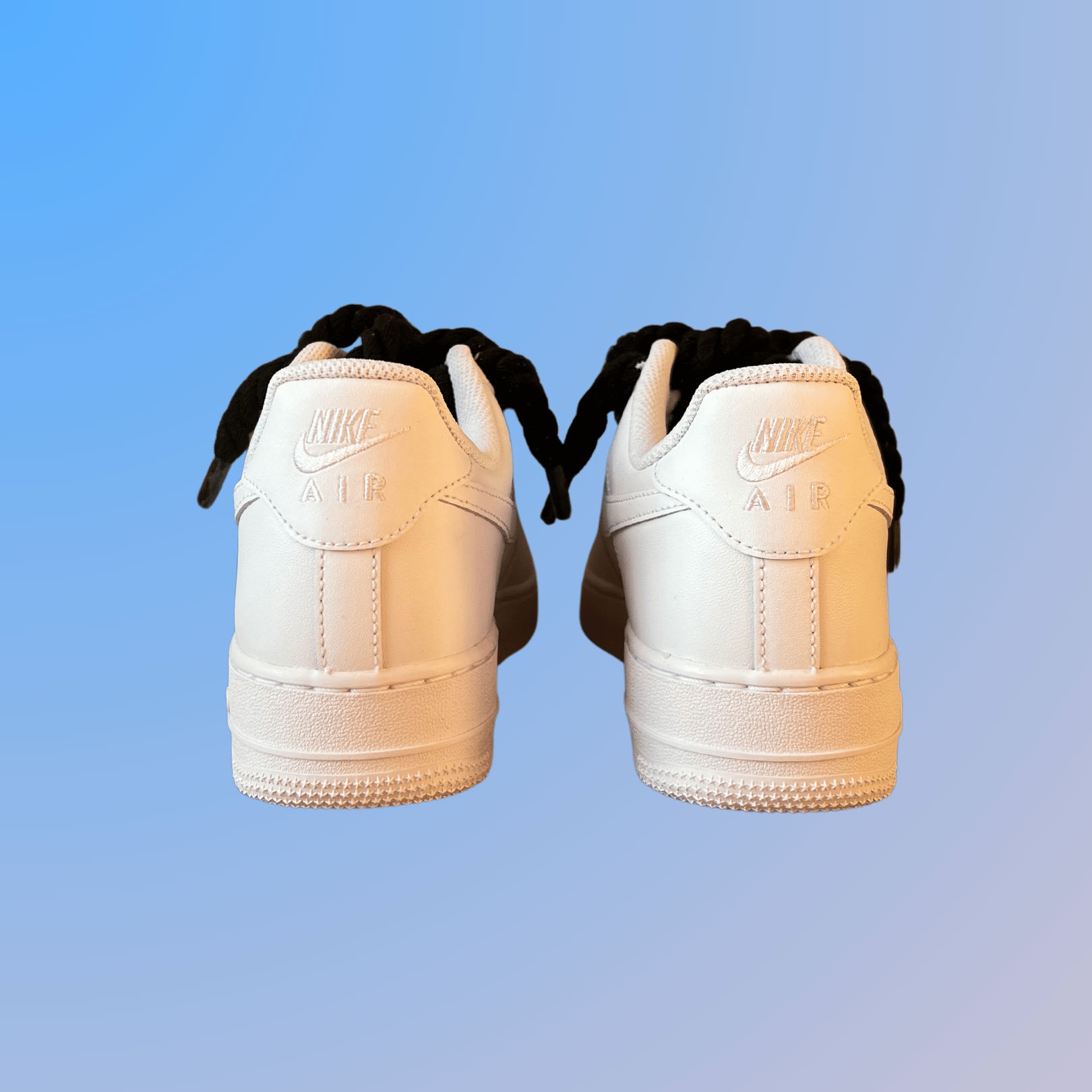 Nike Air Force 1 '07 Chunky Rope Lace Black