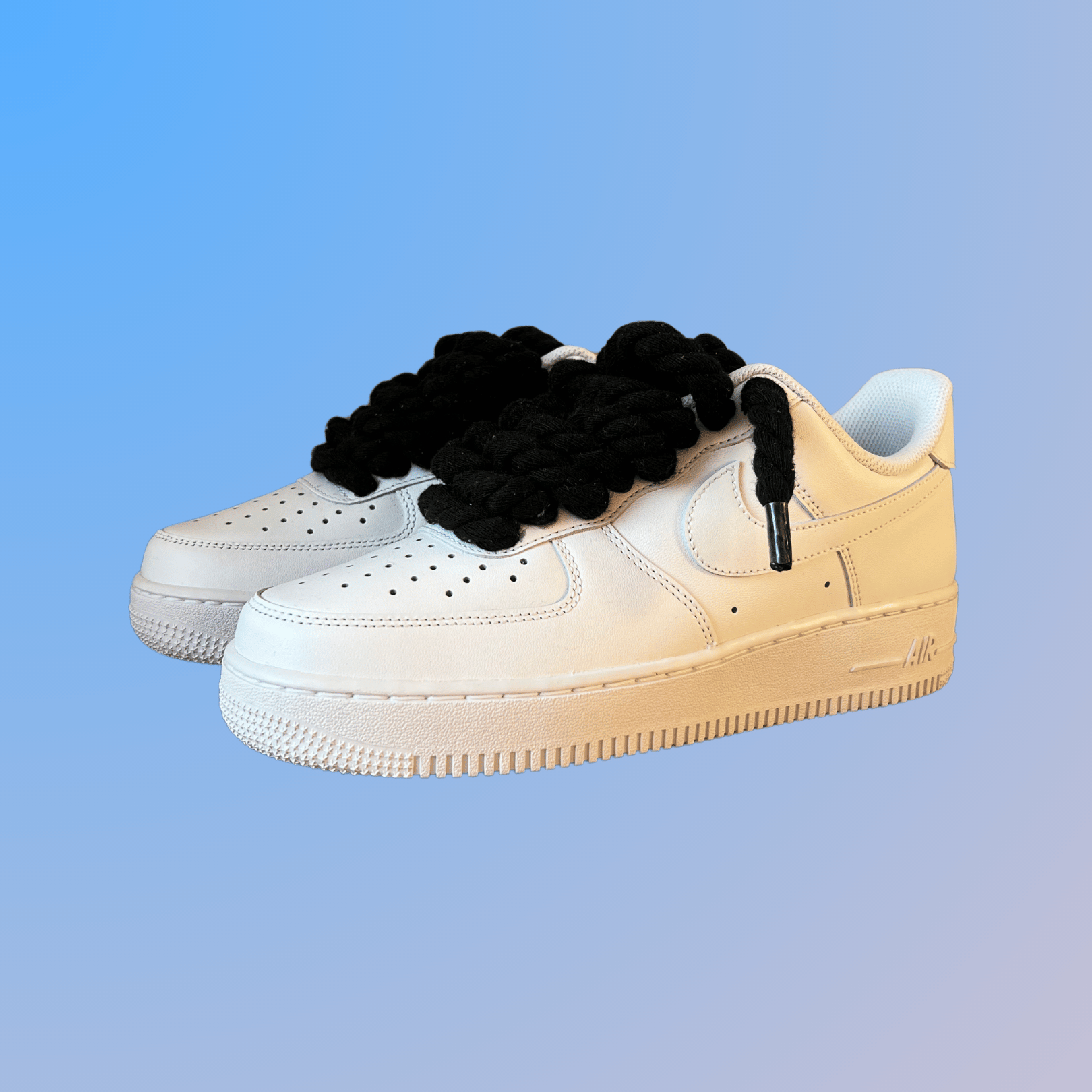 Nike Air Force 1 '07 Chunky Rope Lace (Black)