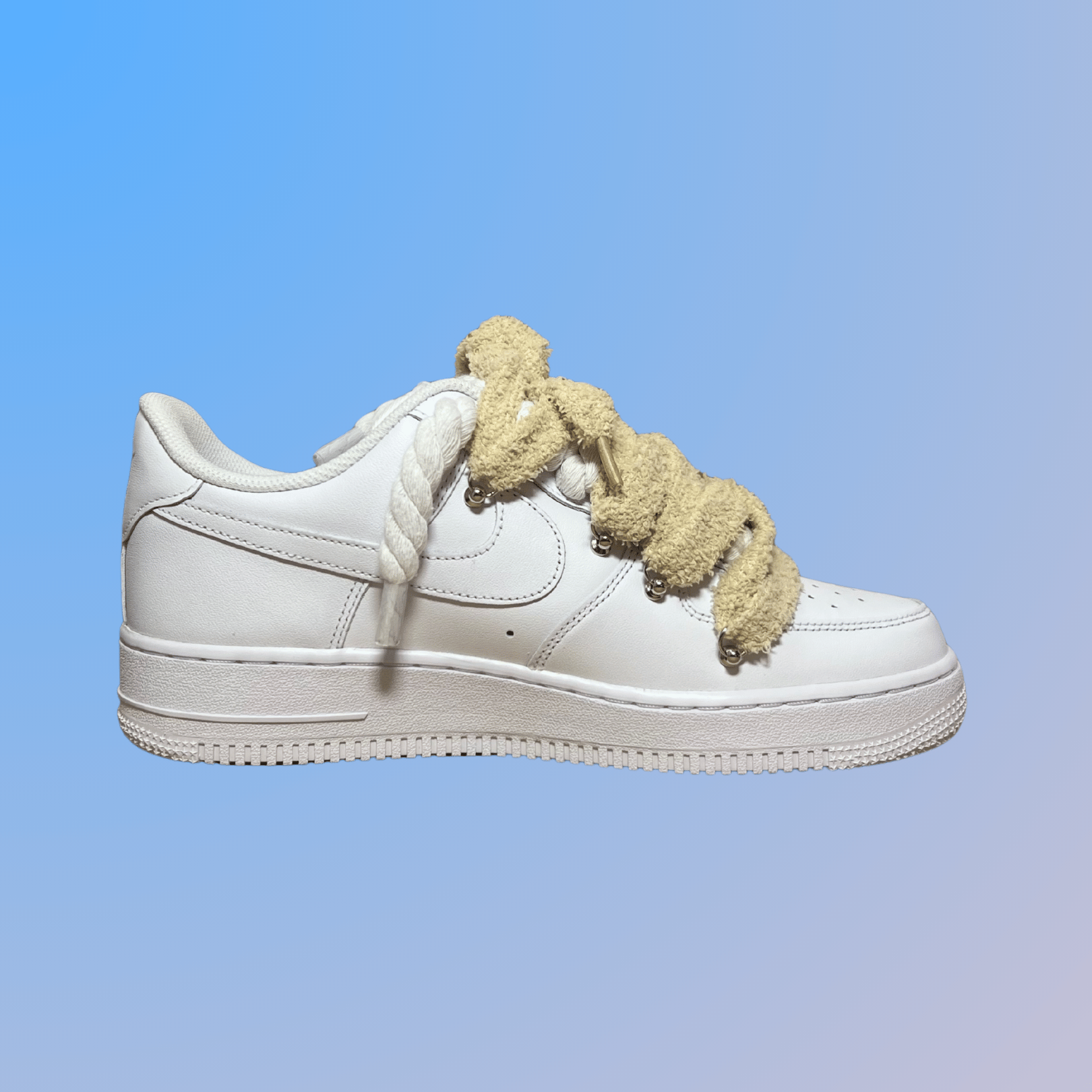 Nike Air Force 1 White Chimney Cake (Cinnamon)