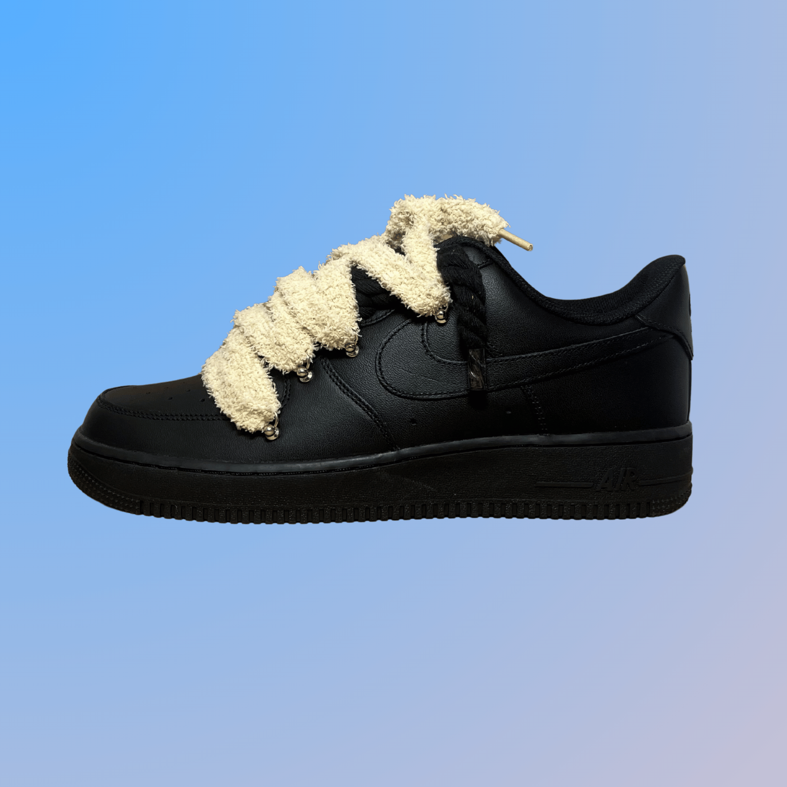 Nike Air Force 1 Black Chimney Cake (Cinnamon)